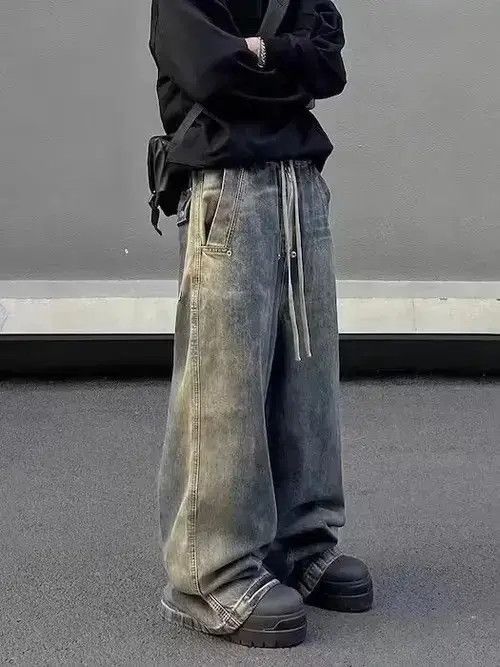 VIBE Baggy Stack Denim Jeans Size US 34 / EU 50 - 2 Thumbnail