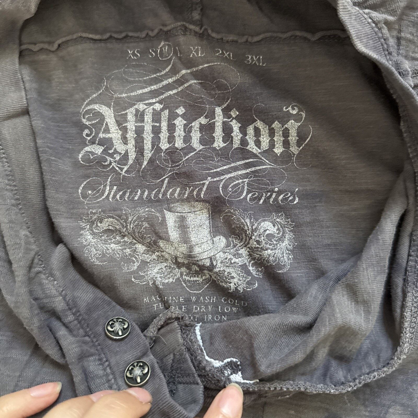 Affliction Lot Of 2 VTG Y2K Affliction Long Sleeve Shirt Button Size US M / EU 48-50 / 2 - 12 Thumbnail