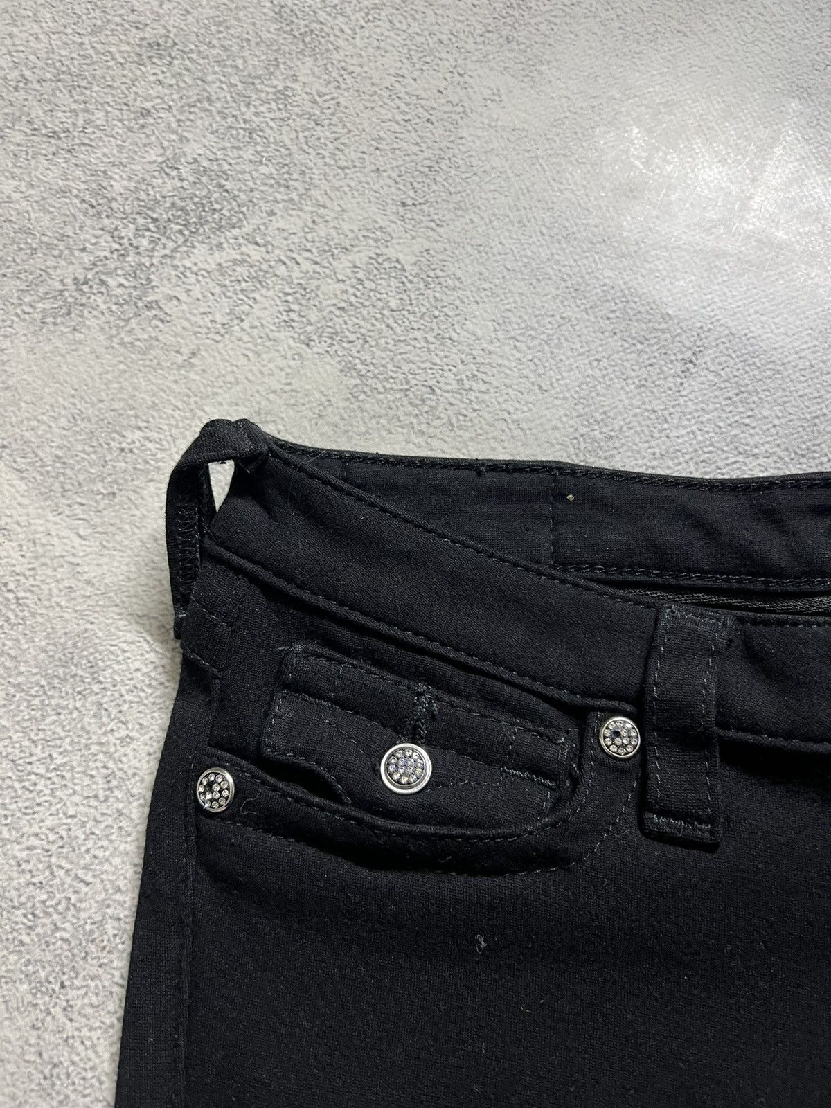 True Religion × Vintage Vintage Y2k True Religion USA Denim Jeans 00s Size 27" / US 4 / IT 40 - 10 Thumbnail