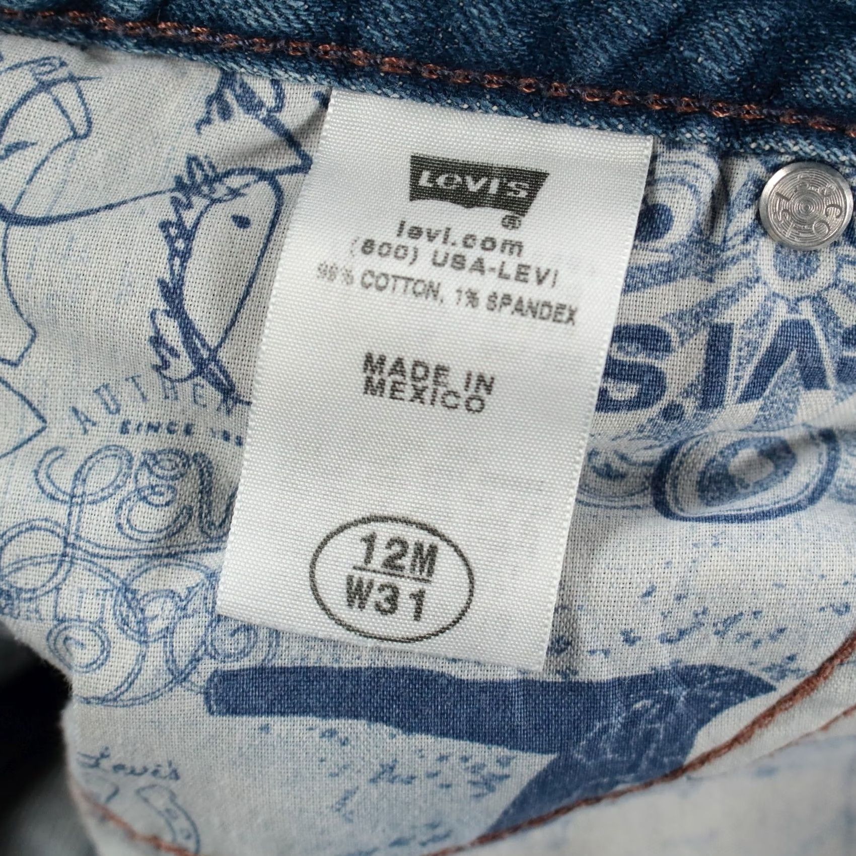 Levi's VINTAGE Levi's 553 Bootcut Jeans Women 12 Blue Denim Cotton Spandex Regular Bootcut 90s 00s Y2K Size 34" / US 12 / IT 48 - 7 Thumbnail