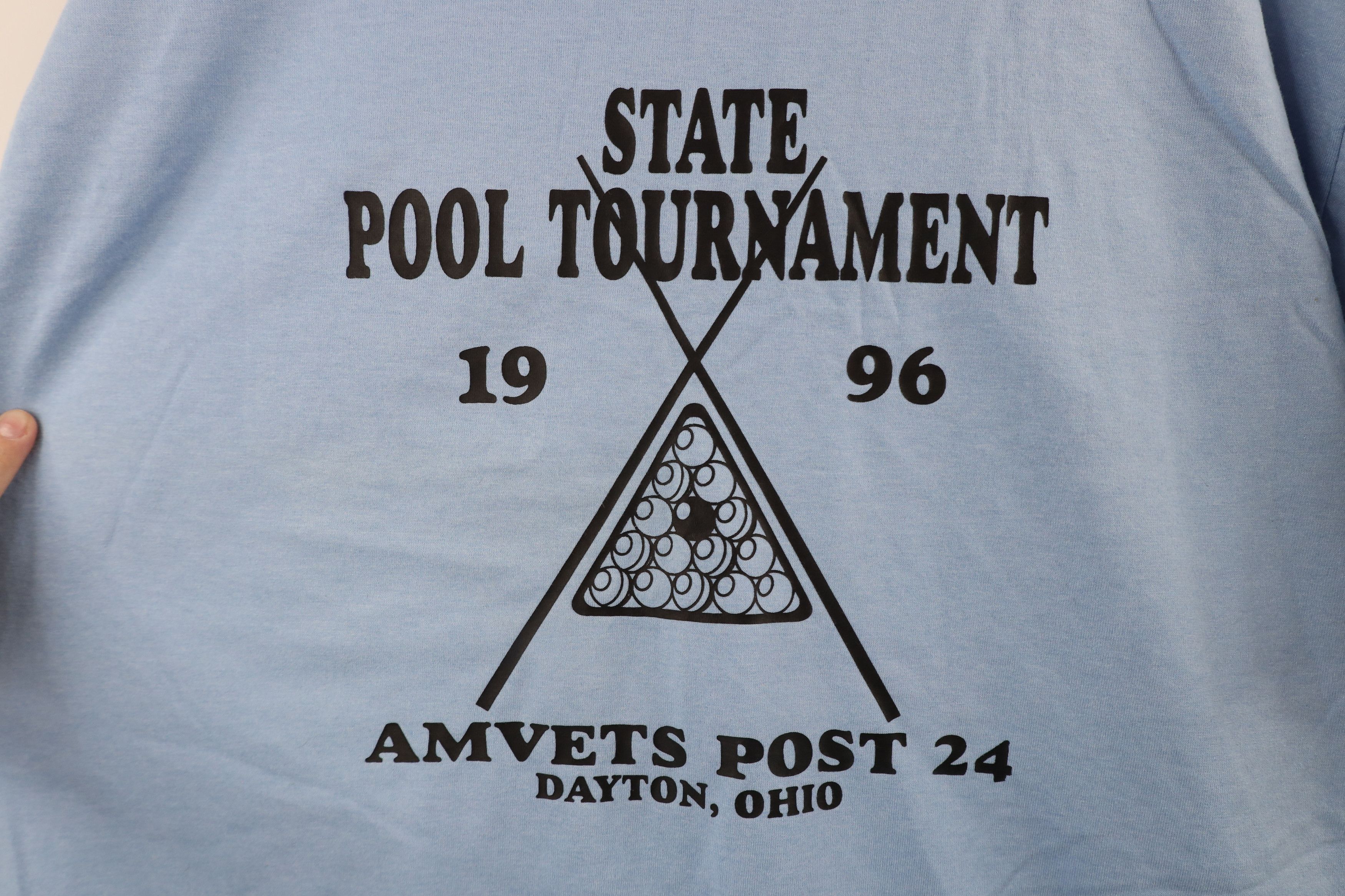 Vintage Vintage 90s of WWII Pool Billiards Tournament T-Shirt USA Size US XL / EU 56 / 4 - 9 Thumbnail