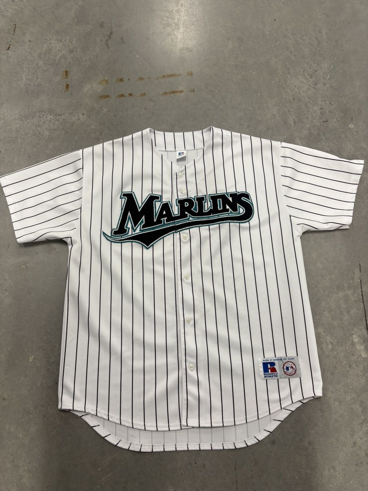 Russell Athletic × Vintage Florida Marlins vintage jersey Size US XL / EU 56 / 4 - 1 Thumbnail
