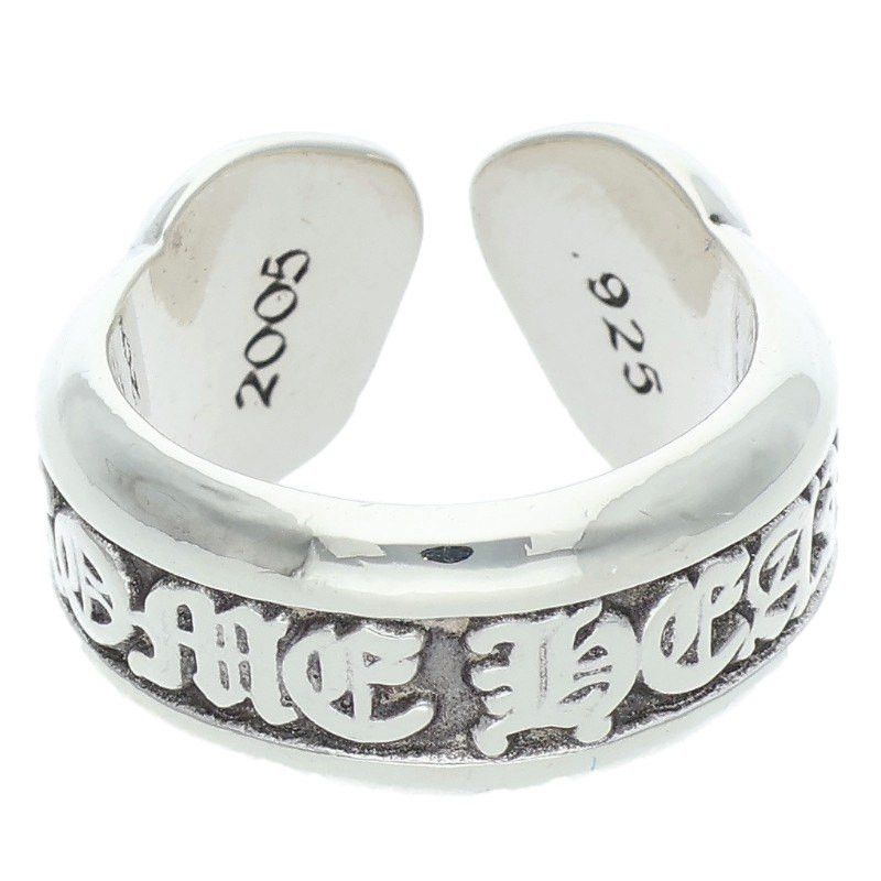 Chrome Hearts Chrome Hearts SM SCROLL LABEL Ring Silver (Silver 7.75g) Size ONE SIZE - 1 Thumbnail