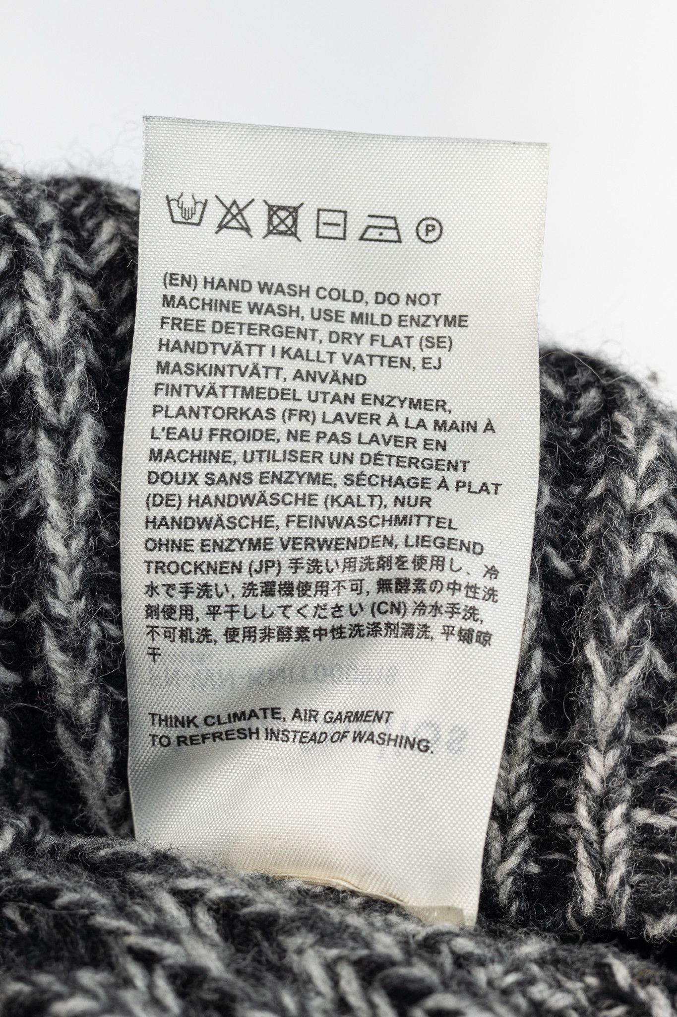 Acne Studios Acne Studios Grey Wool Ribbed Turtleneck Sweater Size S / US 4 / IT 40 - 10 Thumbnail