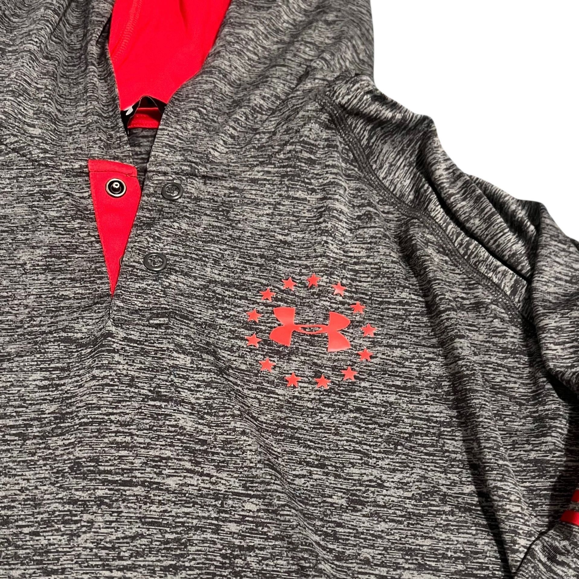 Under Armour Under Armour Pullover Mens Size 2XL Freedom Tech Hoodie Ligh Size US XXL / EU 58 / 5 - 2 Thumbnail