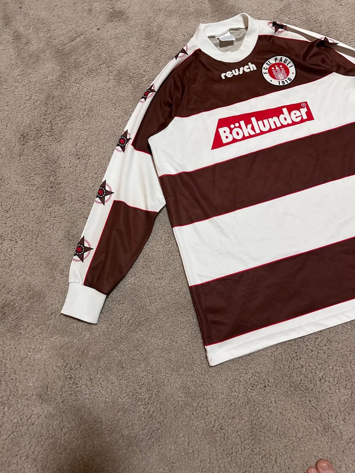 Other VINTAGE 1994-95 FC ST PAULI REUSCH SOCCER JERSEY LONGSLEEVE Size US XL / EU 56 / 4 - 2 Thumbnail