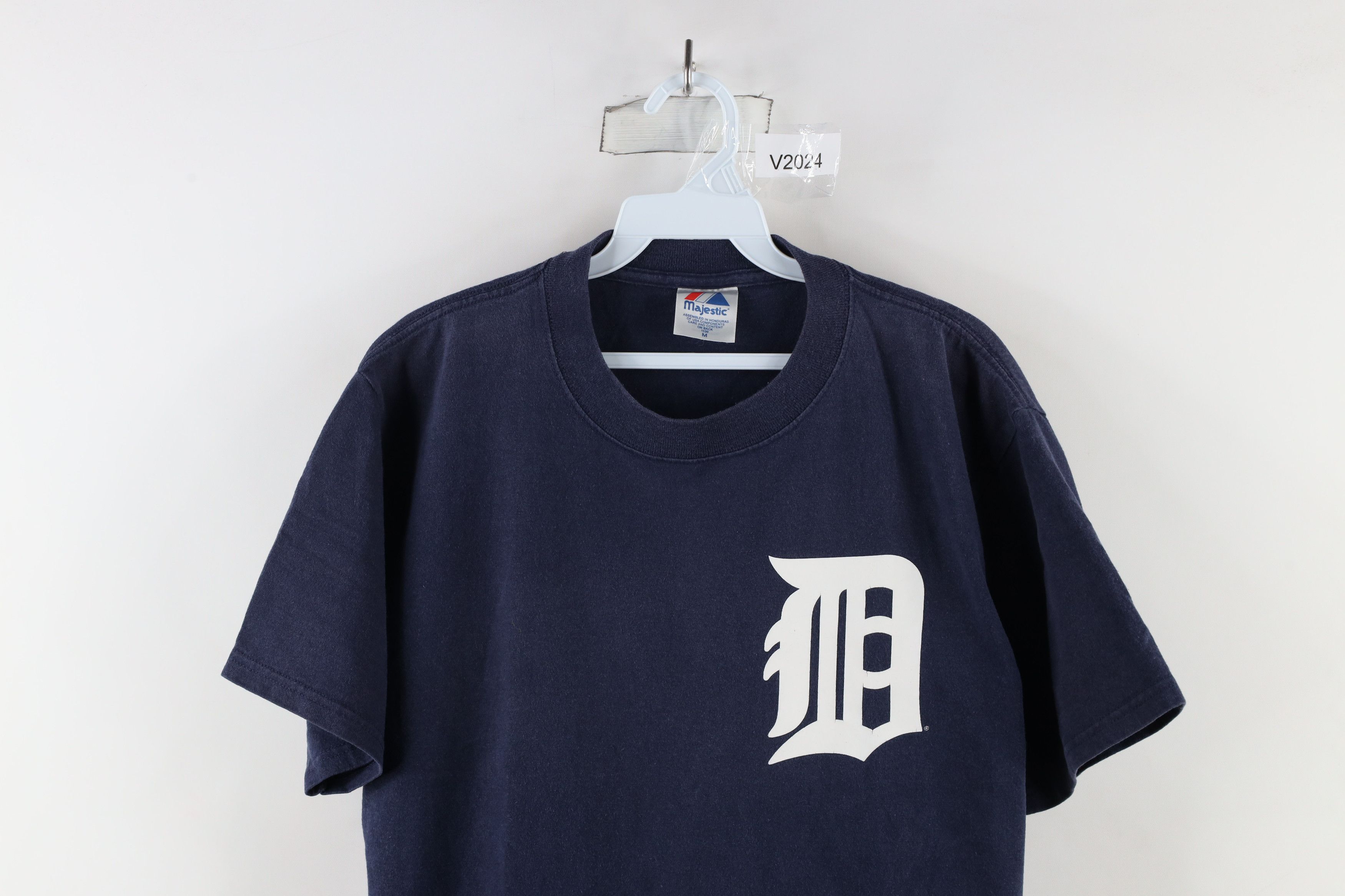 Majestic × Vintage Vintage Majestic Rodriguez Detroit Tiger Baseball T-Shirt #7 Size US M / EU 48-50 / 2 - 2 Thumbnail