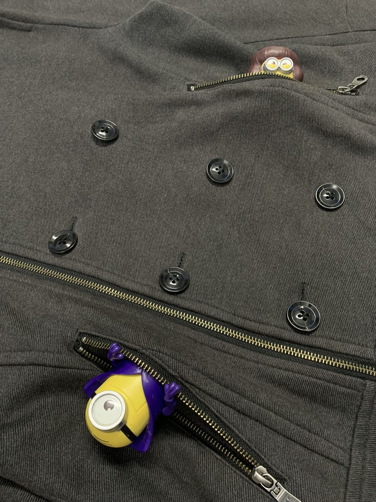 14th Addiction Japanese Brand Full Zip Double Breast Punk Biker Jacket Size US S / EU 44-46 / 1 - 7 Thumbnail
