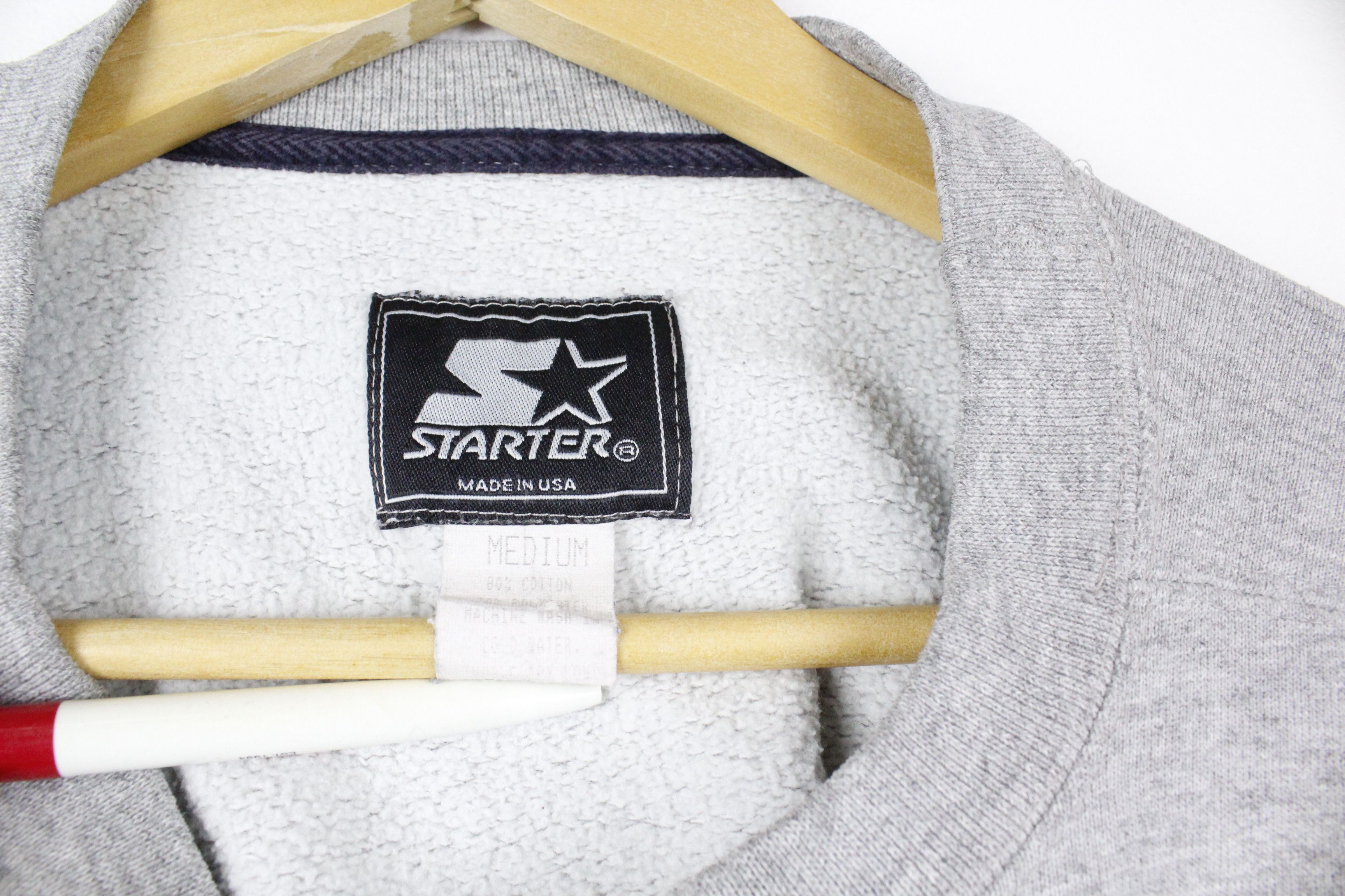 Starter × Vintage Vintage Starter USA Gray Graphic Logo Print Crew Sweatshirt Size US M / EU 48-50 / 2 - 4 Thumbnail