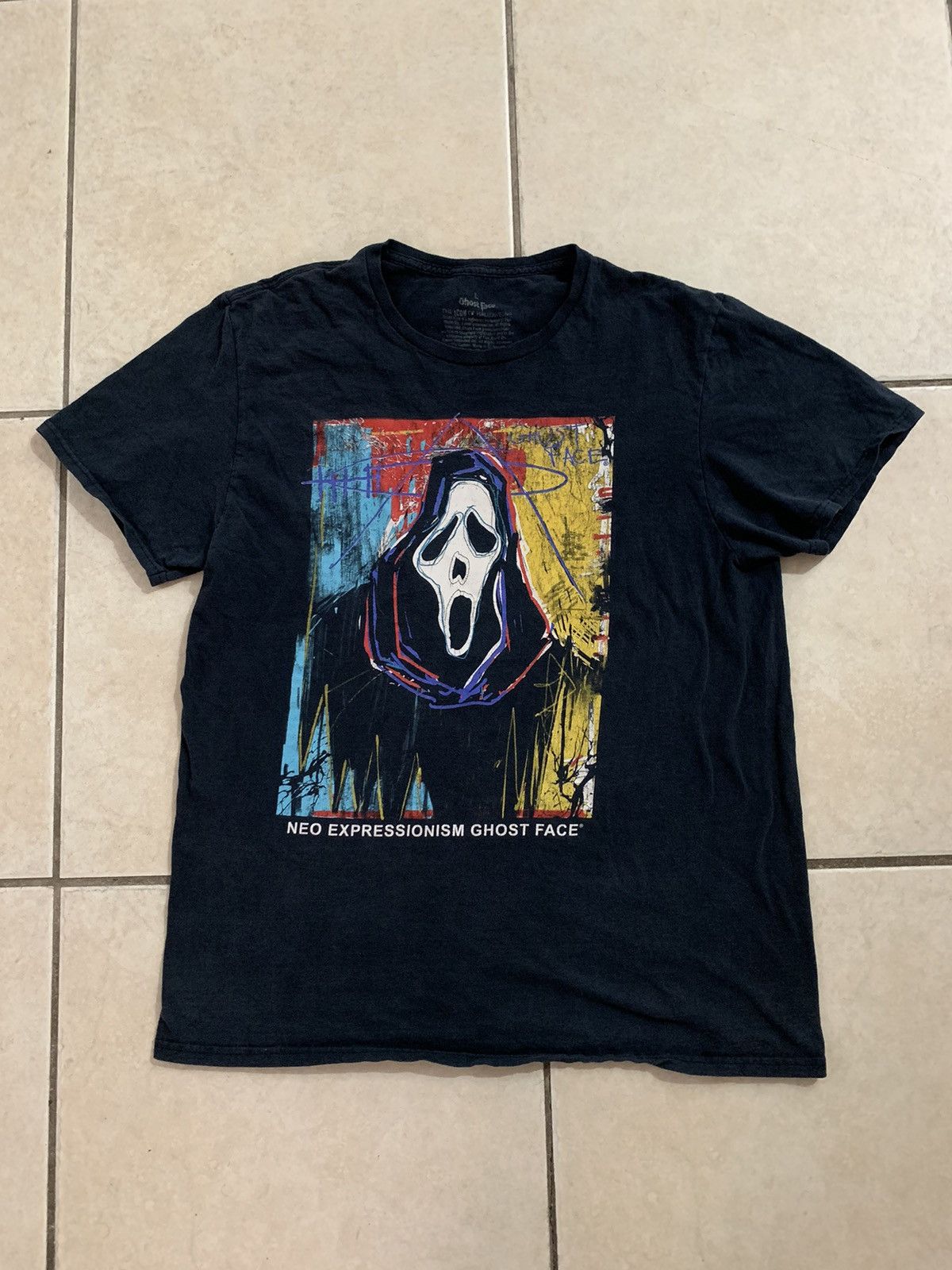 Vintage Ghost Face T-shirt Size Large Size US L / EU 52-54 / 3 - 1 Thumbnail