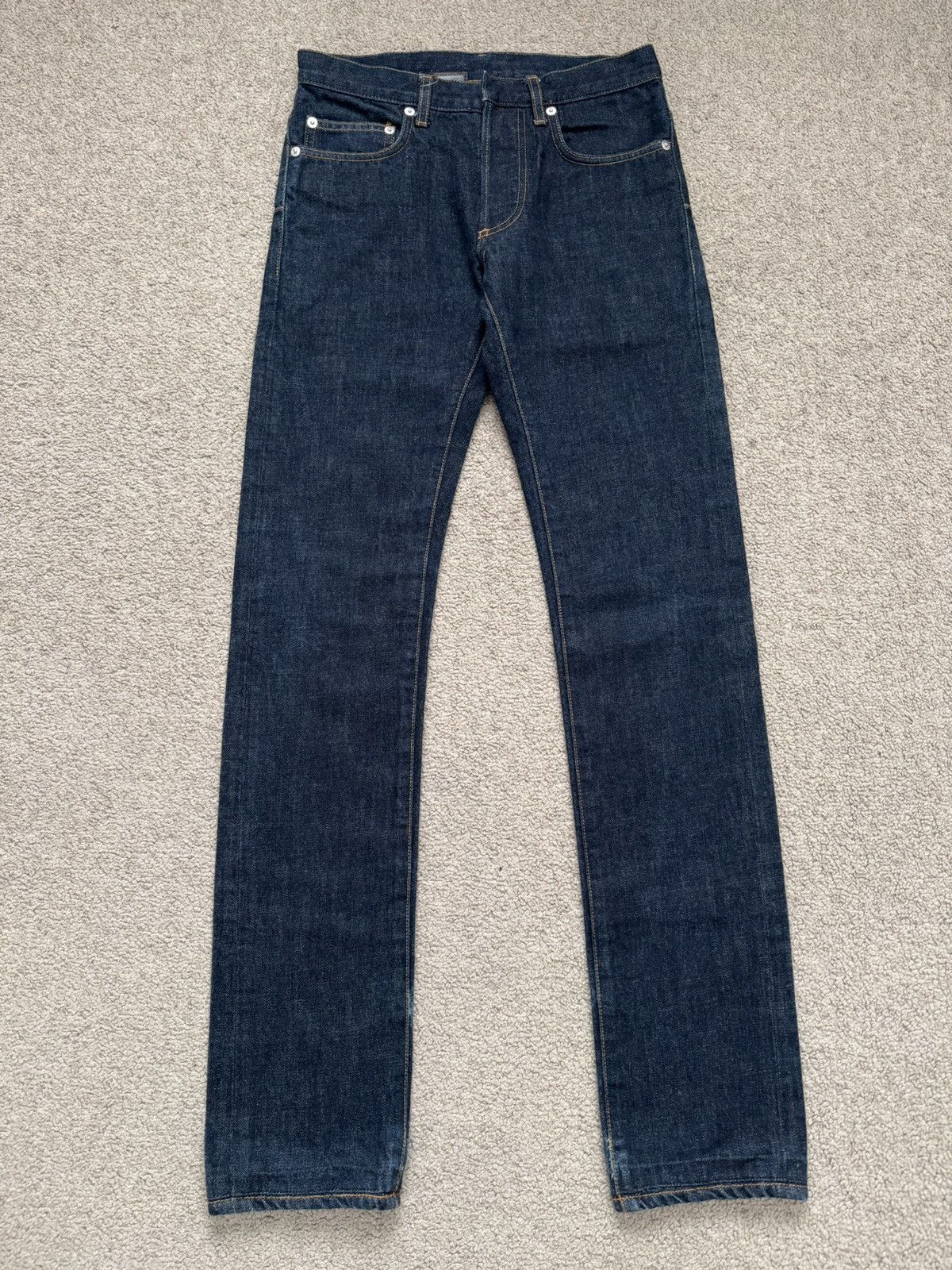 SS08 Dior Homme MIJ Blue Indigo Raw Denim Jeans