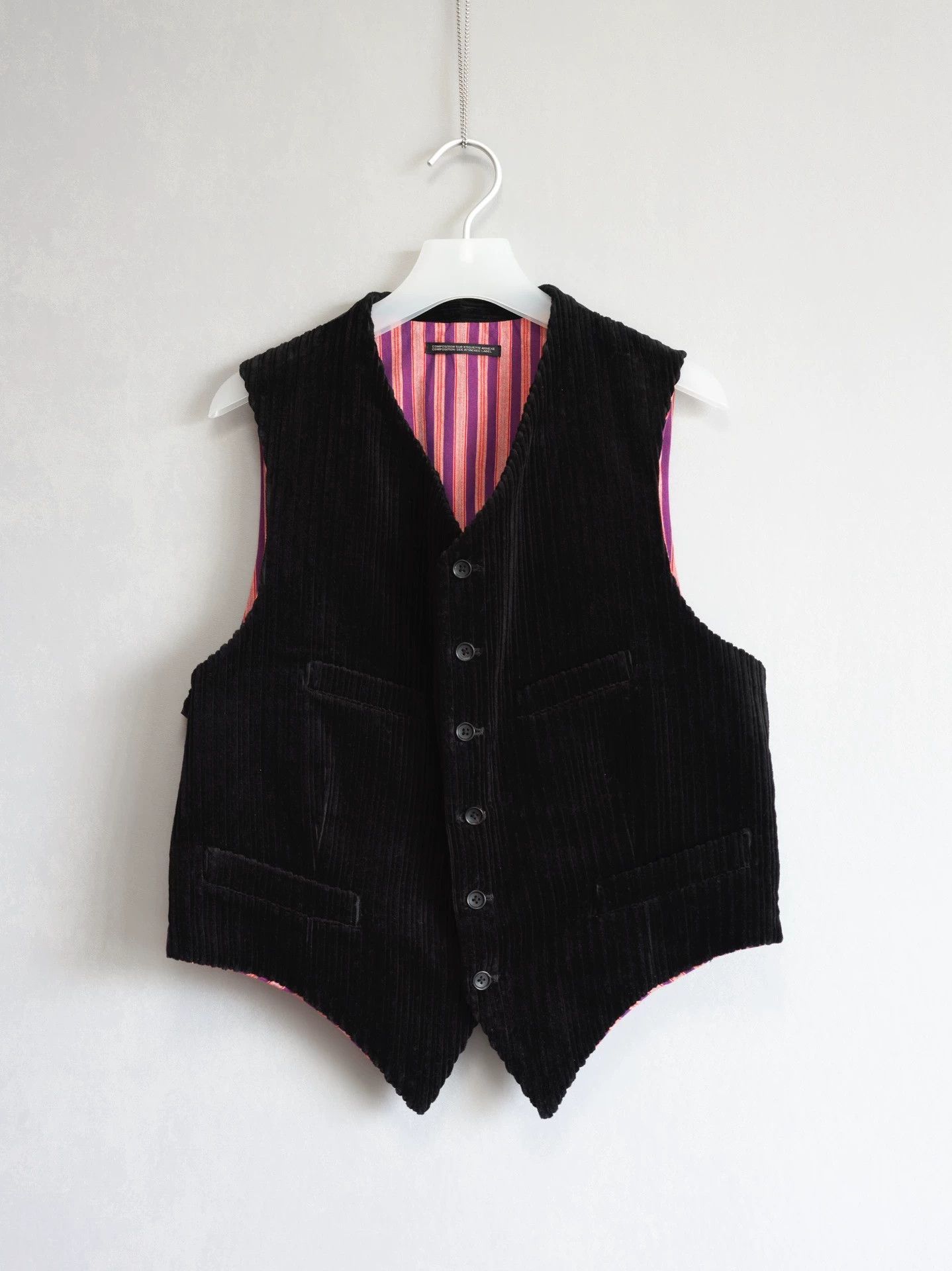 Yohji Yamamoto Yohji Yamamoto 22AW Corduroy 4-Pocket Vest Size US XL / EU 56 / 4 - 1 Thumbnail