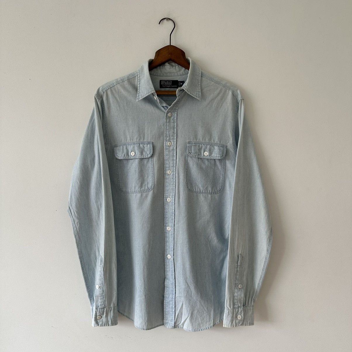 Polo Ralph Lauren Vintage Polo Ralph Lauren Whitewater Guide Chambray Shirt Size US M / EU 48-50 / 2 - 5 Thumbnail