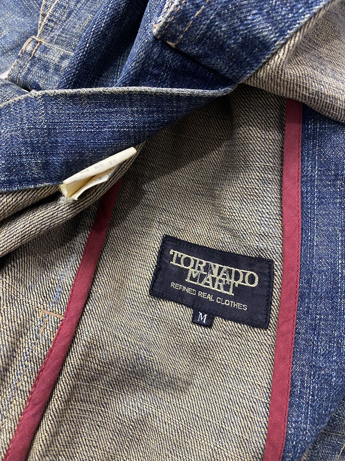 Japanese Brand × Le Grande Bleu (L.G.B.) × Tornado Mart 2000s Tornado mart lace up denim jacket Size US M / EU 48-50 / 2 - 3 Thumbnail