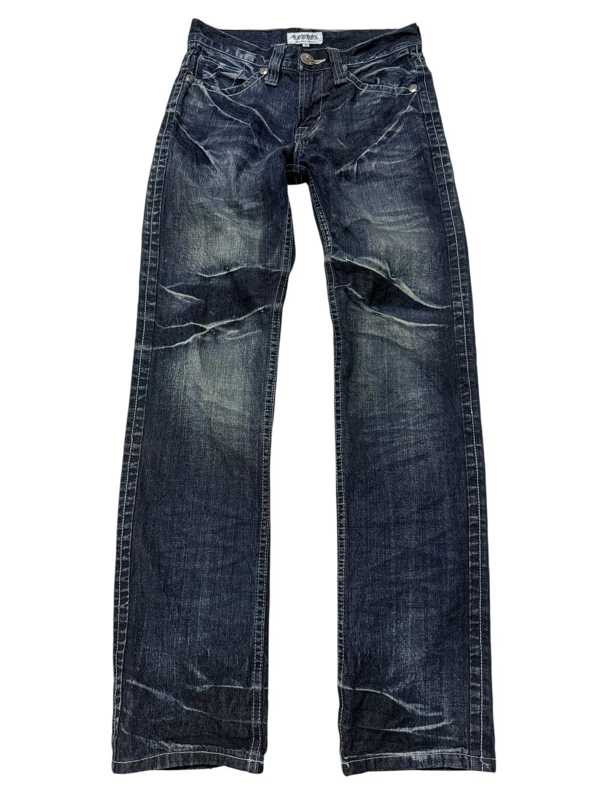 【LOWBOX】 Damage Design Denim Other Designers Japanese Brand - LOWBOX DISTRESSED JEANS