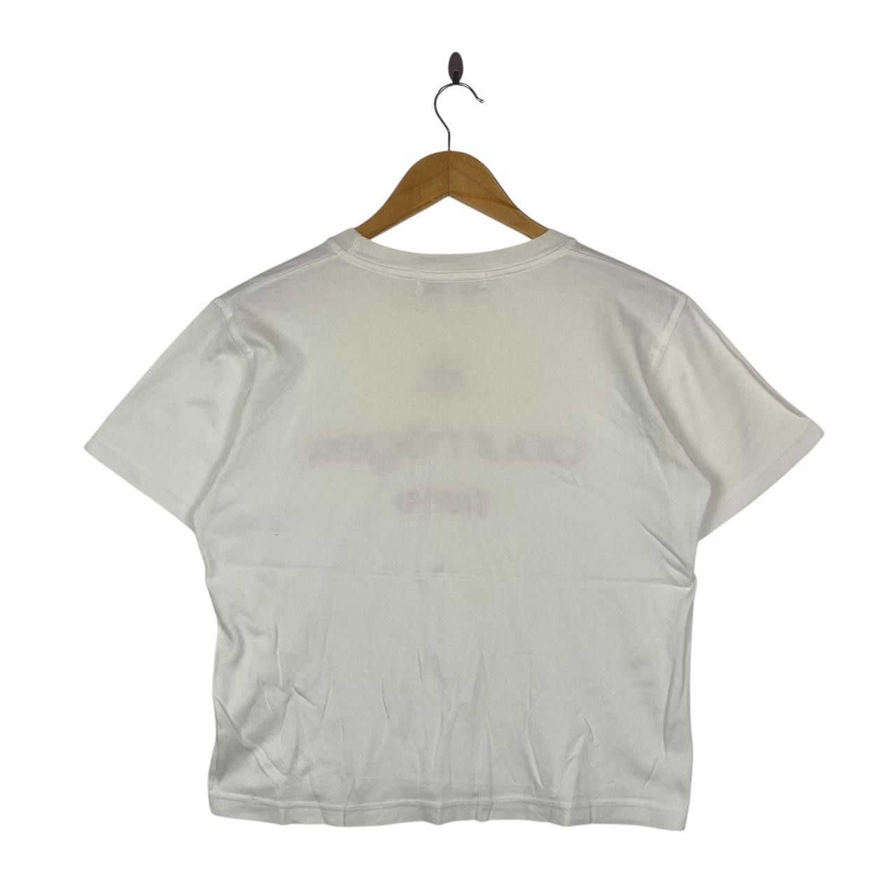 Vintage Vintage COURREGES PARIS Embroidered Logo Tee Shirt Size US L / EU 52-54 / 3 - 4 Thumbnail