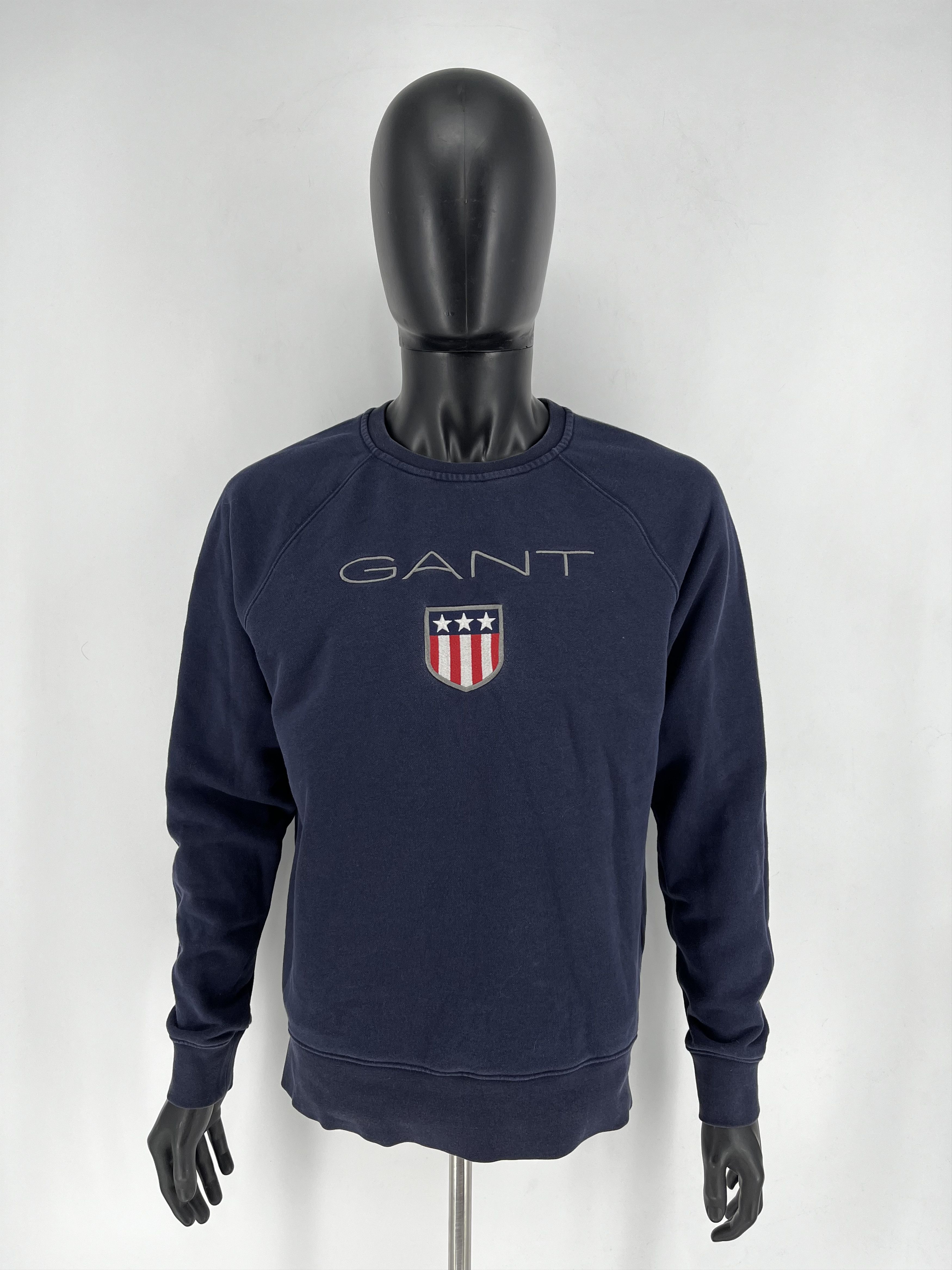 Gant × Vintage Vintage Y2K Gant plush logo sweatshirt streetwear size L Size US L / EU 52-54 / 3 - 3 Thumbnail