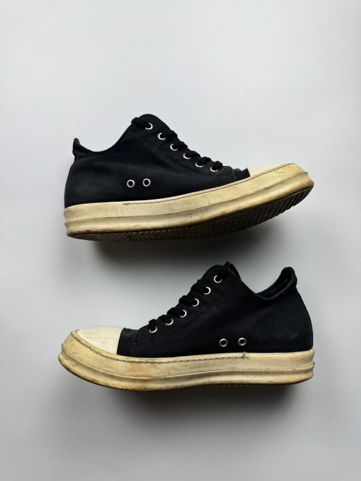 Rick Owens Drkshdw Rick Owens Drkshdw Ramones Low Size US 8 / EU 41 - 3 Thumbnail
