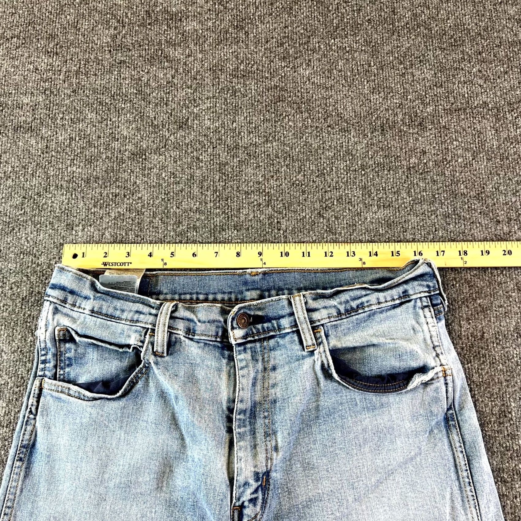 Levi's Levi's Jeans Mens 36x34 Blue Denim 5-Pockets Straight Leg Streetwear Jeans Size US 36 / EU 52 - 3 Thumbnail