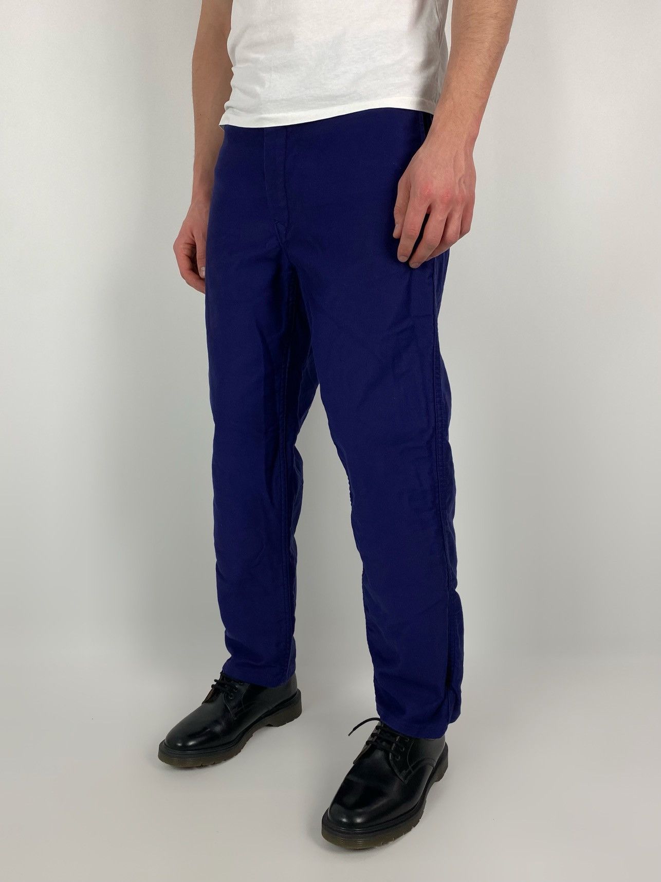 Vintage 1970’s Vintage German Moleskin Buckle Back Work Pants Size US 32 / EU 48 - 3 Thumbnail