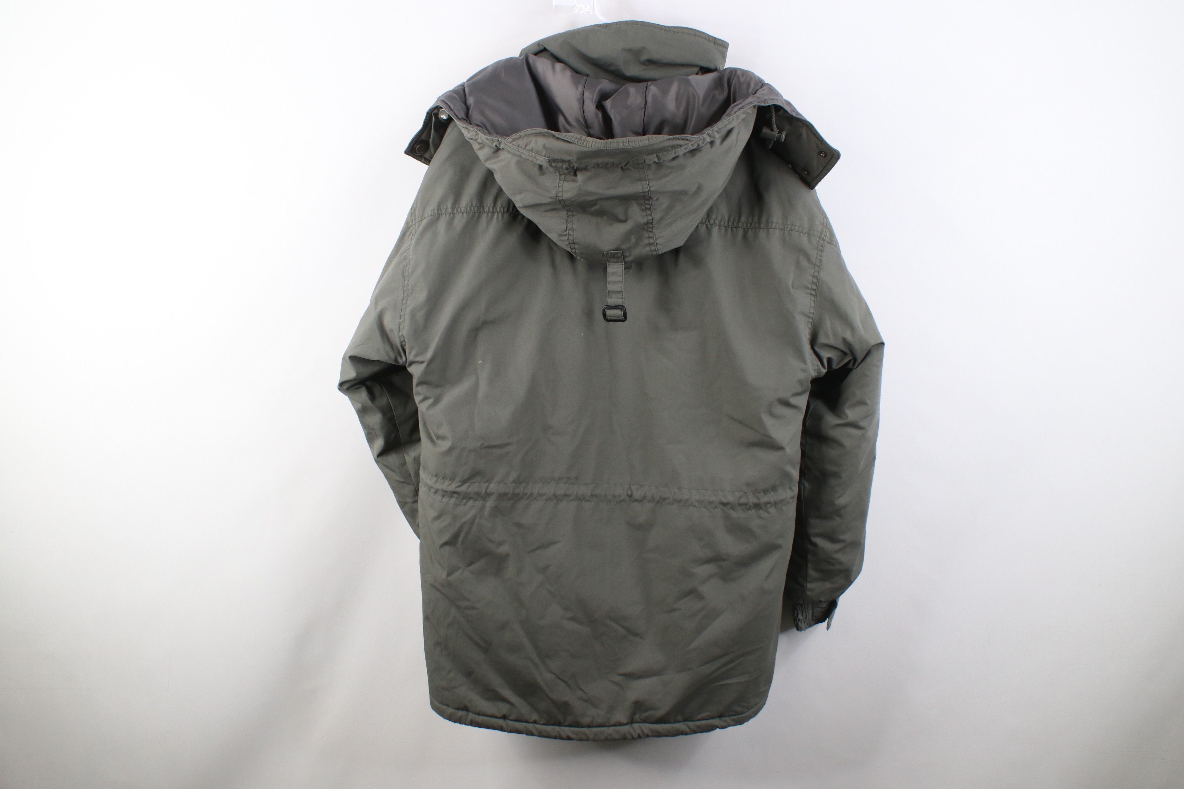 Vintage Vintage 90s Streetwear Hooded Puffer Parka Jacket Green Size US M / EU 48-50 / 2 - 14 Thumbnail