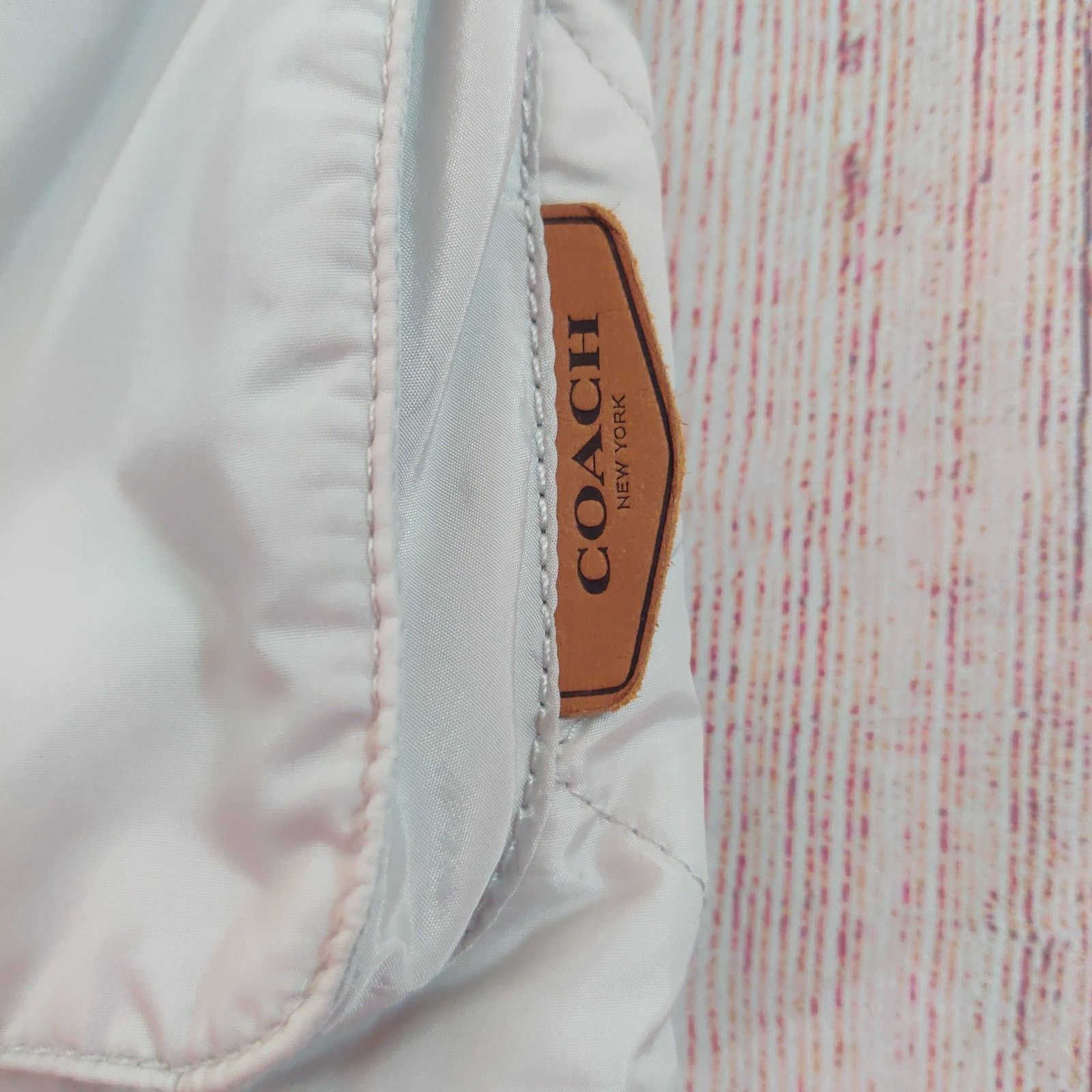 Coach Coach diamond quilted jacket F84993 oyster sz S Size S / US 4 / IT 40 - 7 Thumbnail