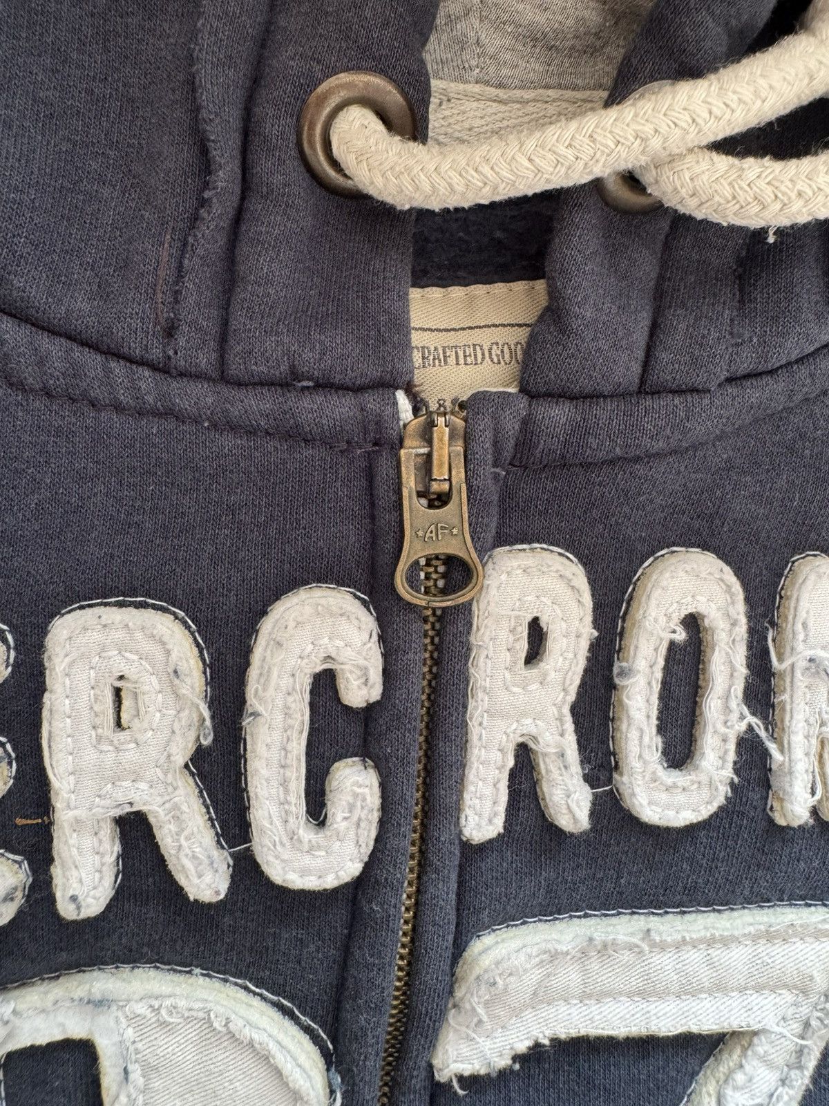 Abercrombie & Fitch ABERCOMBIE & FITCH VINTAGE QUALITY ZIP HOODIE SWEATSHIRT Size US M / EU 48-50 / 2 - 3 Thumbnail