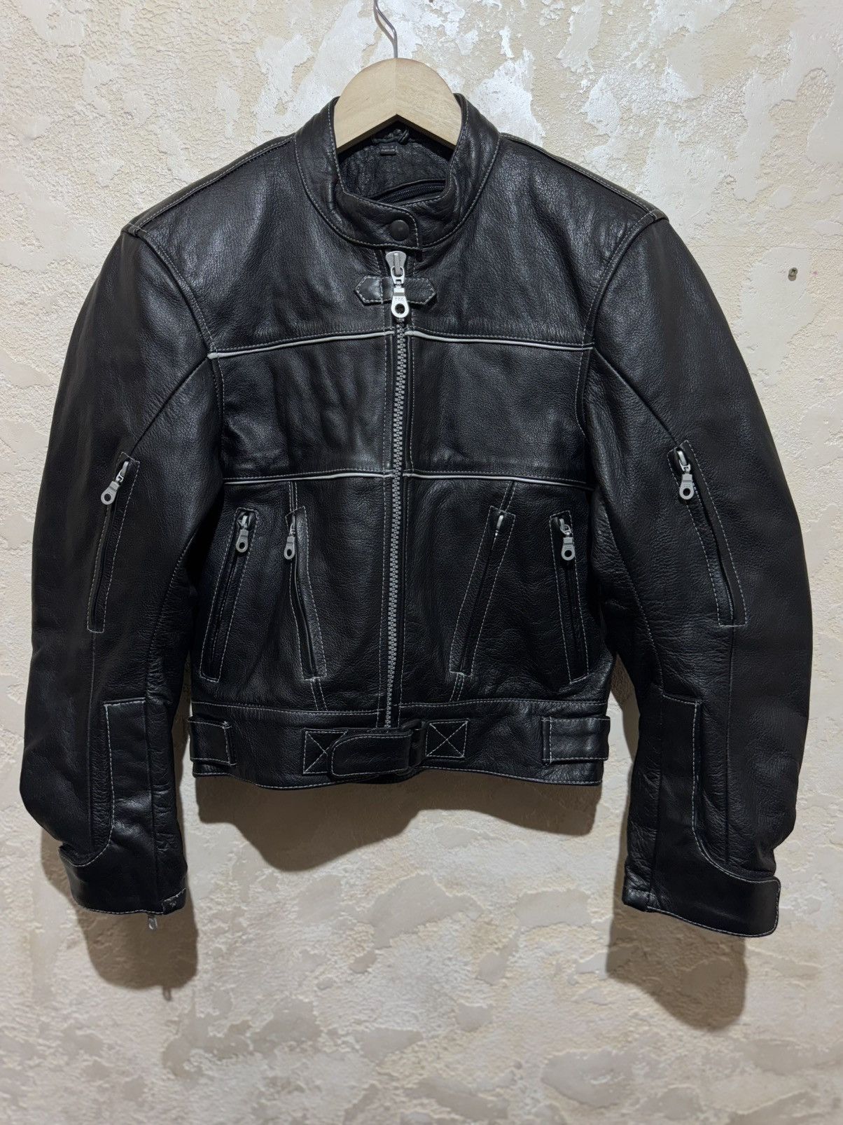 Xelement Motorcycle Leather Jacket Men's Size M