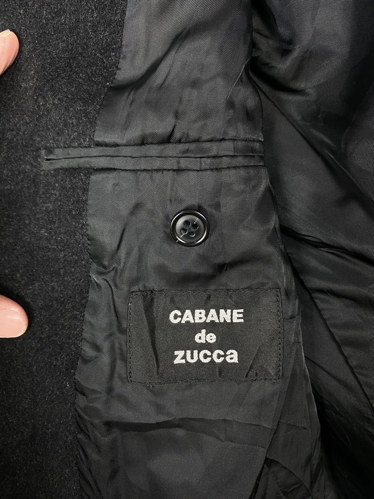 CABANE de ZUCCa Rare‼️ Cabane de Zucca Double Breasted Pea Coat Size US XS / EU 42 / 0 - 6 Thumbnail