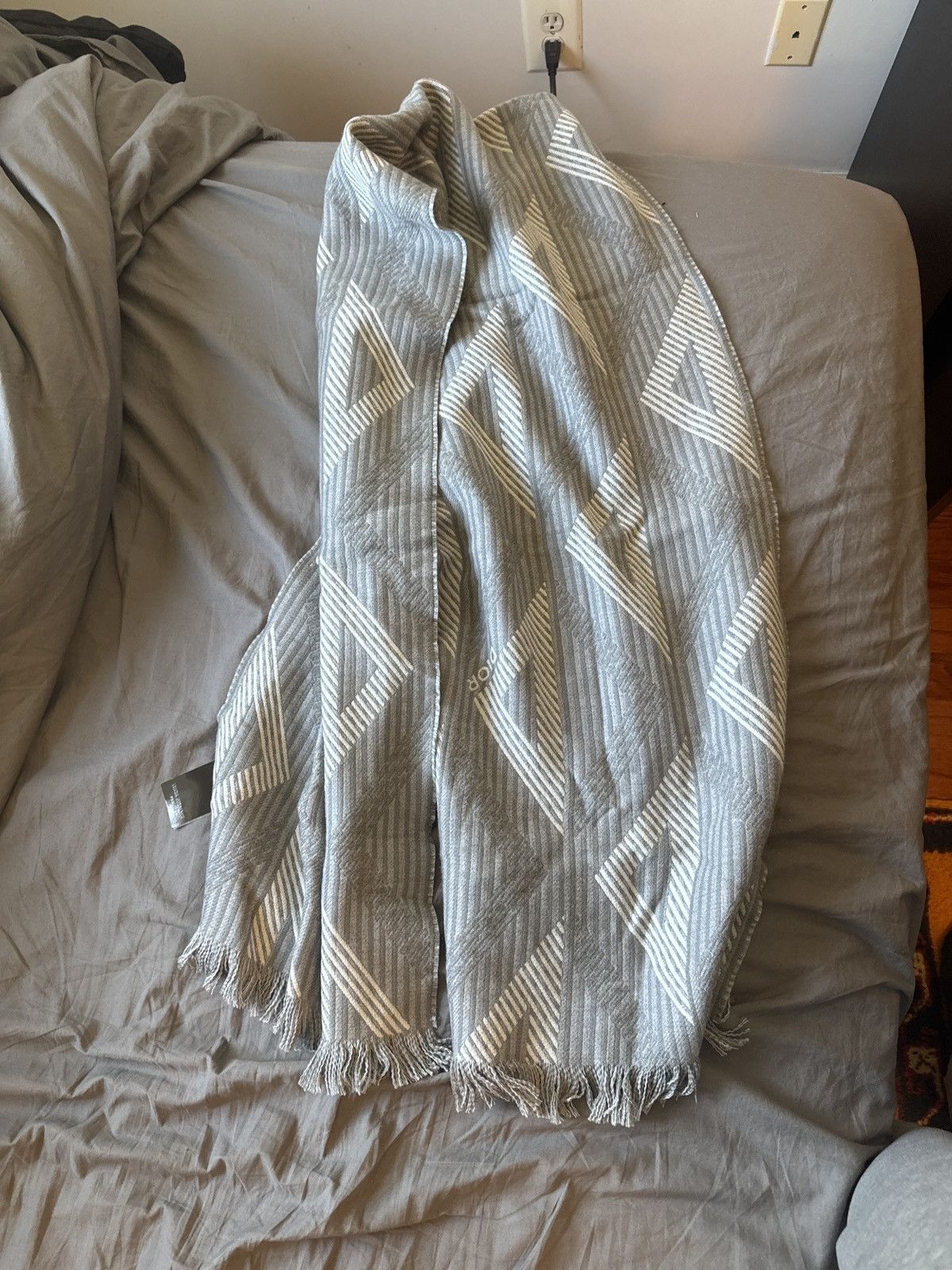 Dior Dior monogram grey wool scarf Size ONE SIZE - 2 Thumbnail