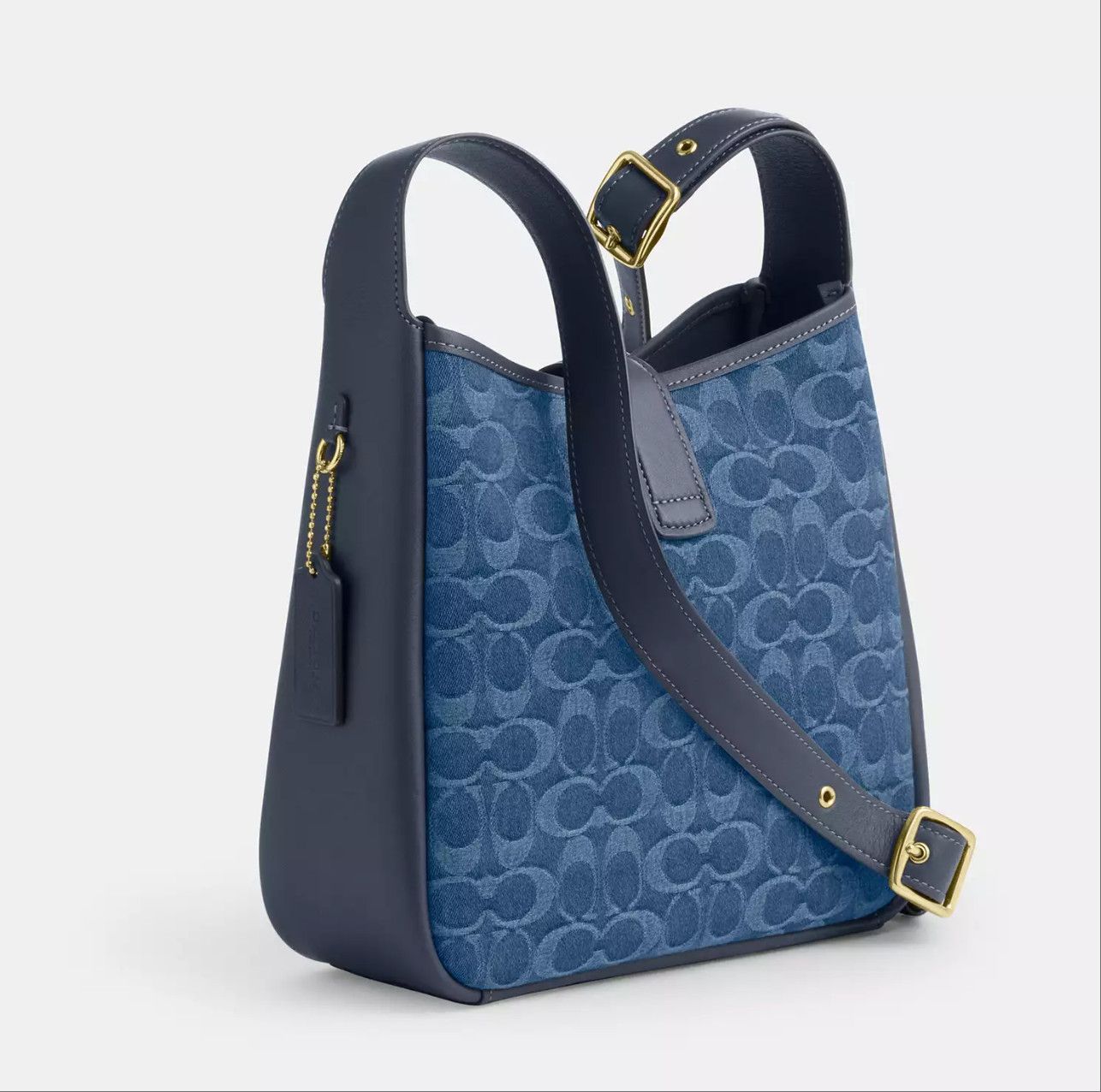 Coach Hadley Convertible Crossbody Bag In Signature Denim CDB98 Size ONE SIZE - 10 Thumbnail