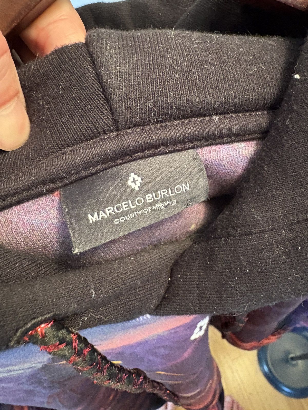 Marcelo Burlon Fantasy Abstract Print Hoodie Size US M / EU 48-50 / 2 - 3 Thumbnail