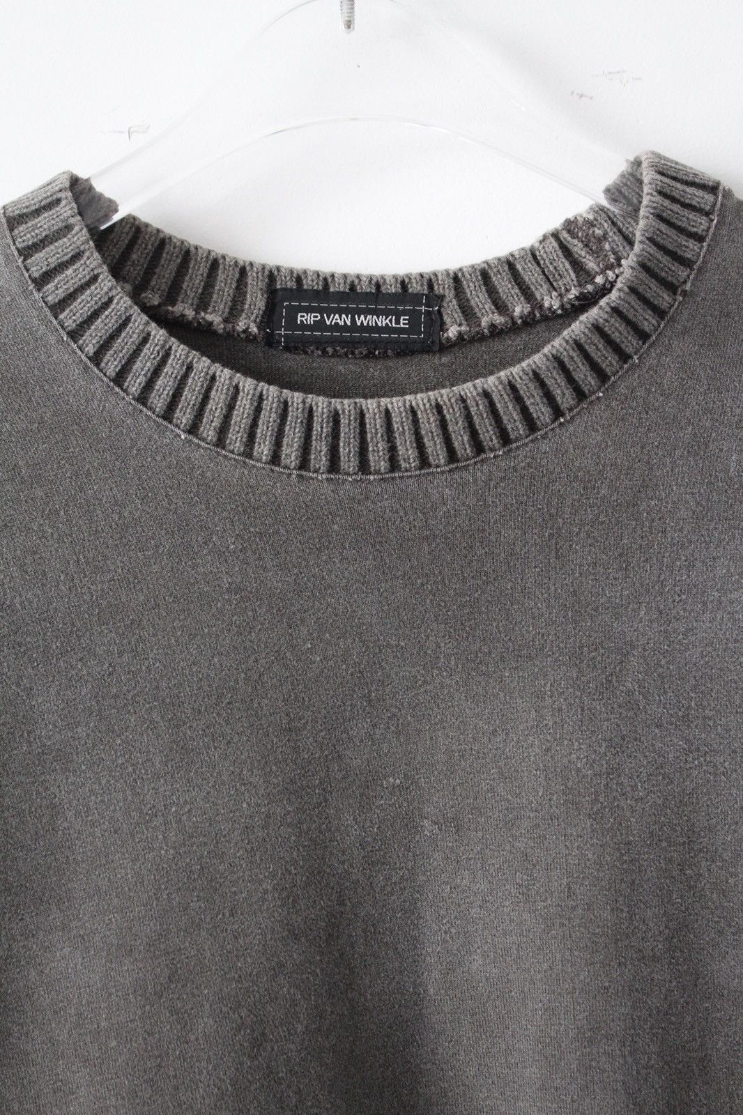 RIPVANWINKLE 2000S RIP VAN WINKLE GARMENT-DYED COTTON SWEATSHIRT Size US M / EU 48-50 / 2 - 3 Thumbnail