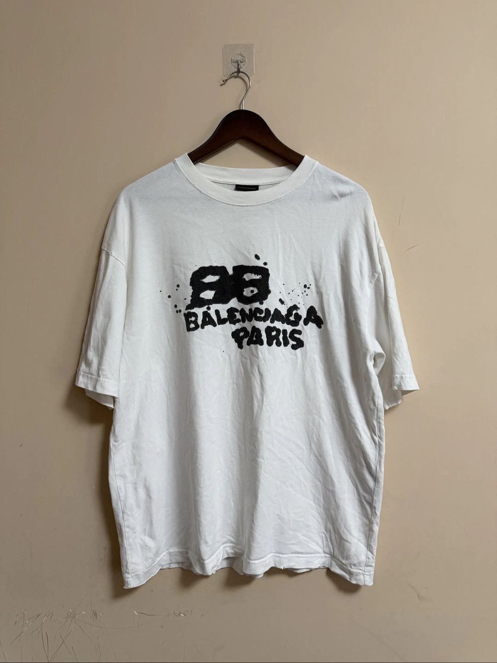 Balenciaga Balenciaga Logo Print T-Shirt Size M Size US M / EU 48-50 / 2 - 1 Thumbnail