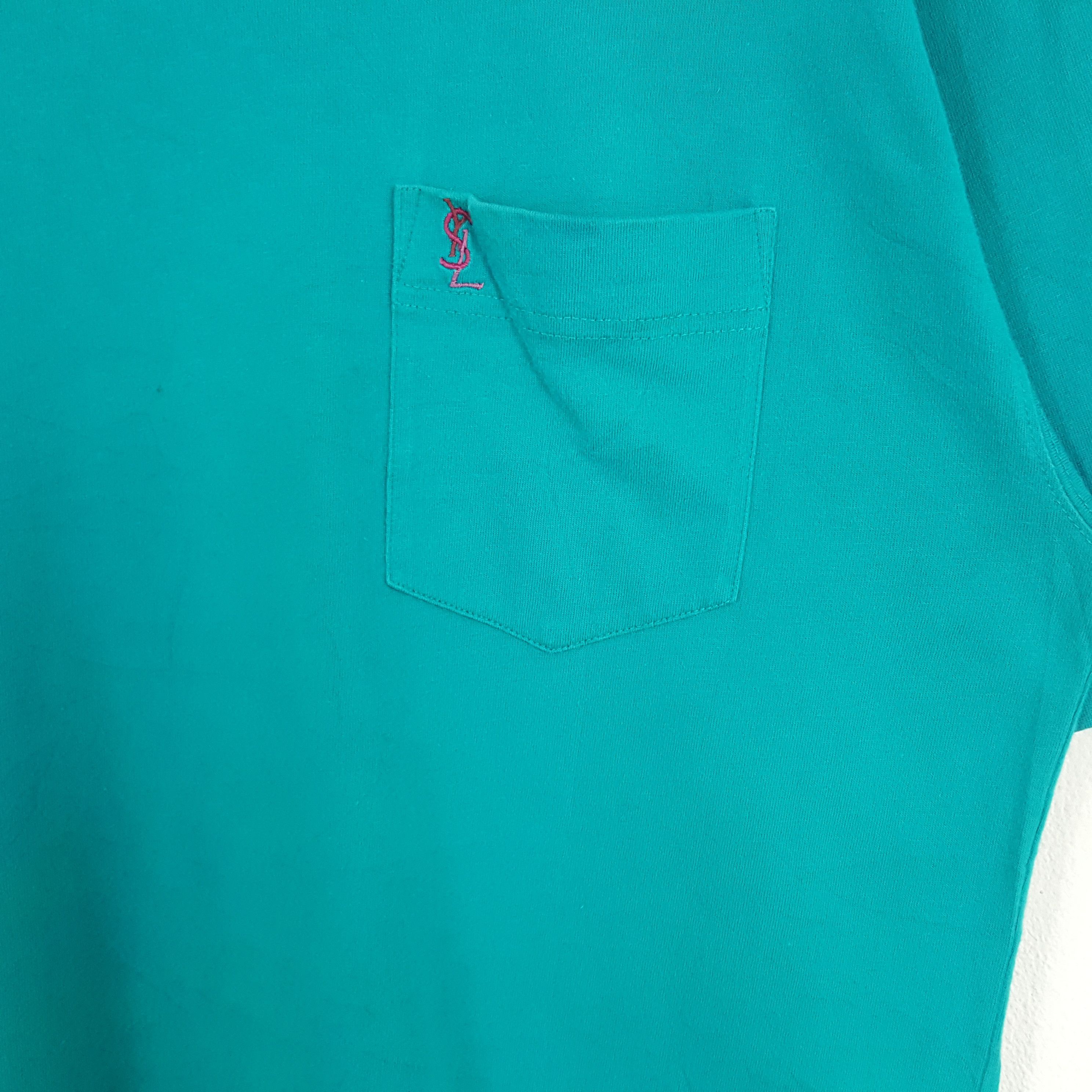 Vintage × Yves Saint Laurent Vintage Yves Saint Laurent Italian Brand Tshirt Size US L / EU 52-54 / 3 - 2 Thumbnail