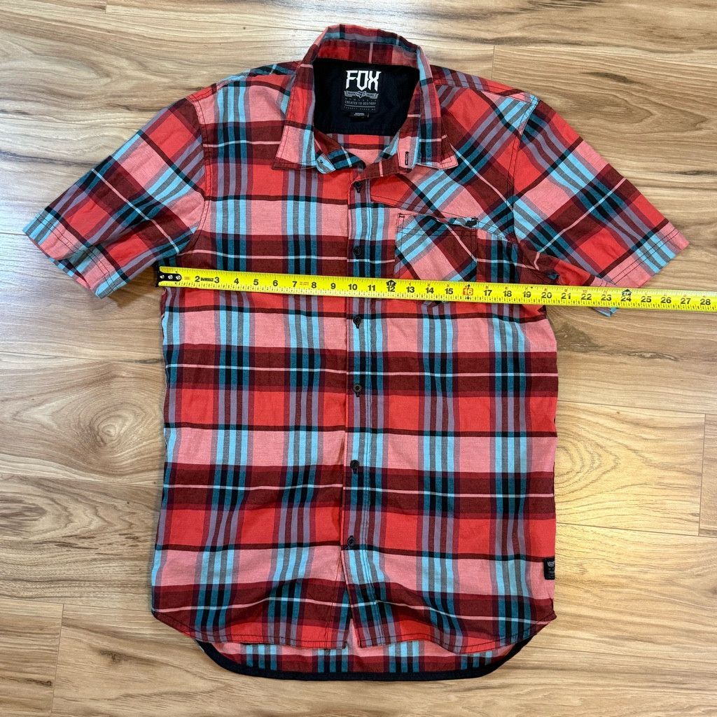 Lucky Brand Fox Men’s Plaid Button Up Shirt Size L Size US L / EU 52-54 / 3 - 5 Thumbnail