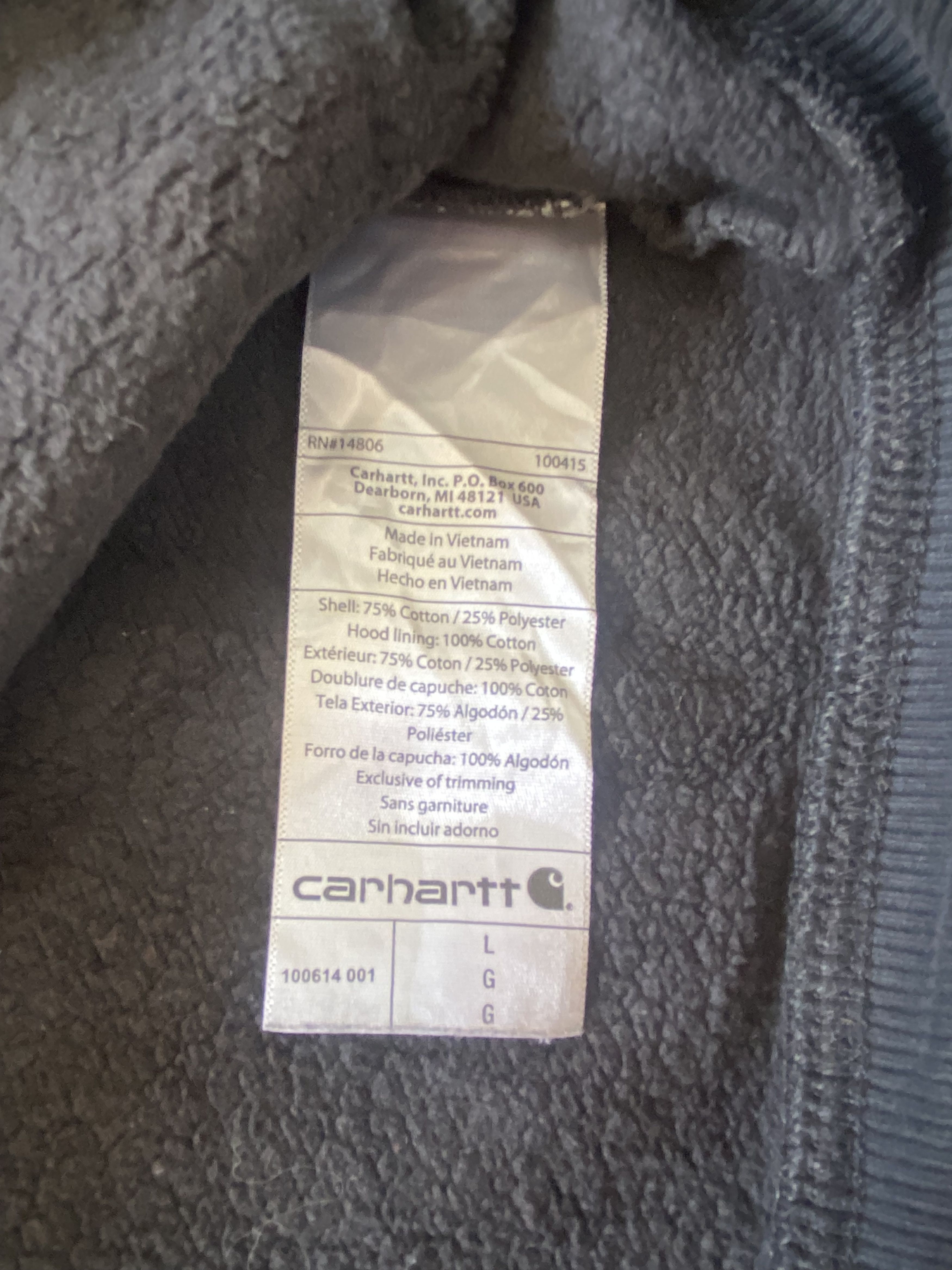 Carhartt × Designer Carhatt Hoodie full zipped Size US M / EU 48-50 / 2 - 10 Thumbnail