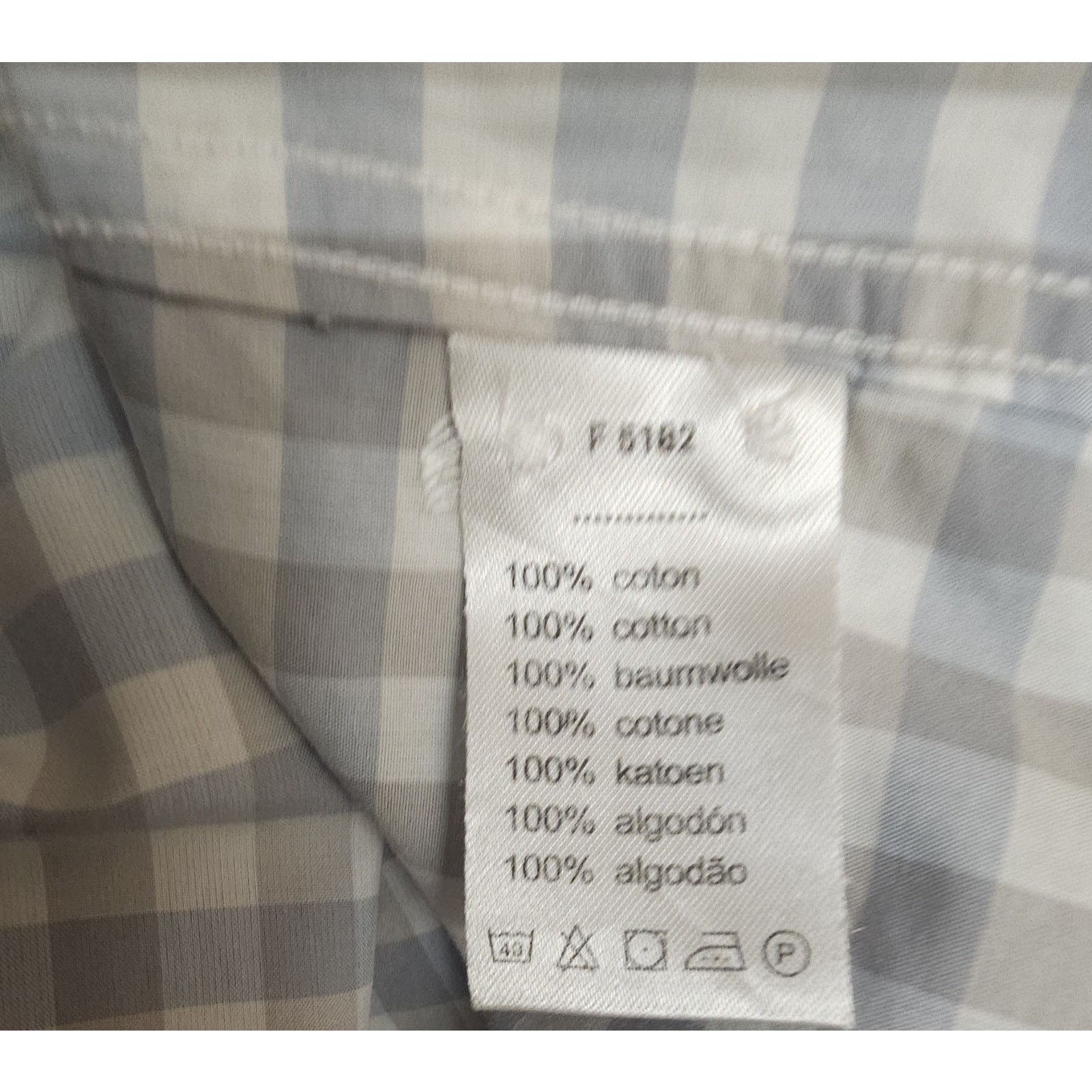 Lacoste Lacoste Modern Fit Plaid Button Down Shirt Cotton Logo 42 Size US XS / EU 42 / 0 - 7 Thumbnail