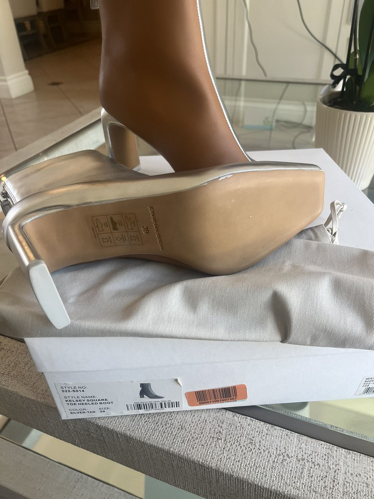 Jonathan Simkhai Johnathan Simkhai Kelsey square toe heeled boot Size US 9 / IT 39 - 3 Thumbnail
