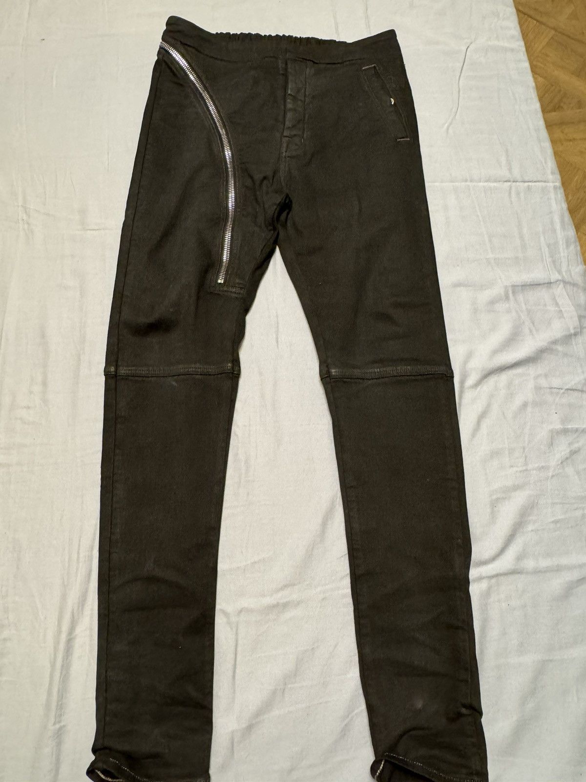 image of Rick Owens Aircuts Denim in Black, Men's (Size 32)