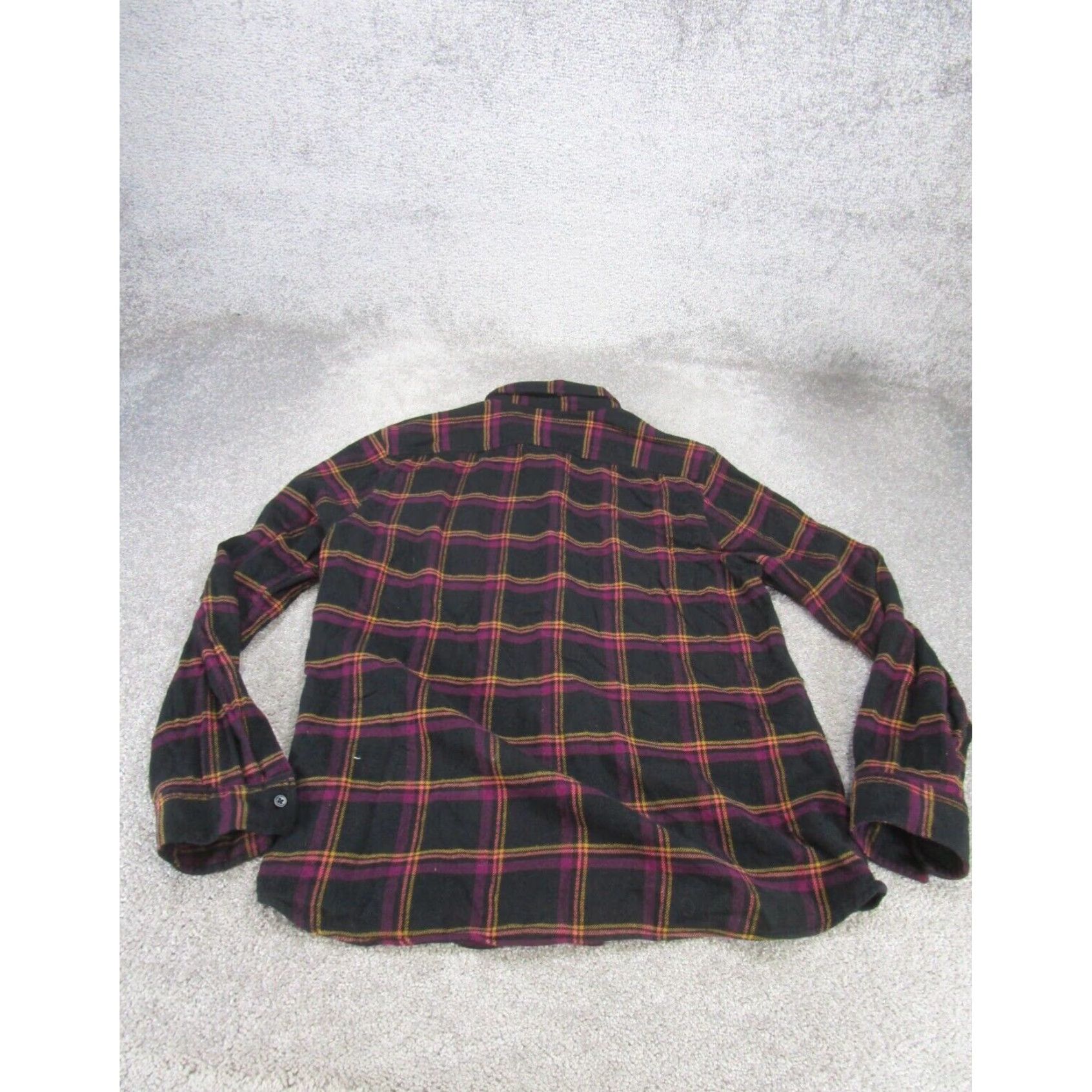 Madewell Madewell Flannel Shirt Mens Large Long Sleeve Black Plaid Button-Up Cotton Size US L / EU 52-54 / 3 - 4 Thumbnail