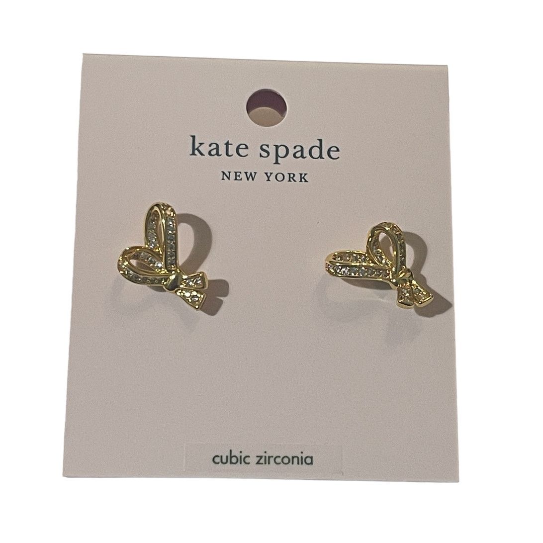 NWT Kate buy Spade All Tied Up Pave Mini Pendant with Dustbag