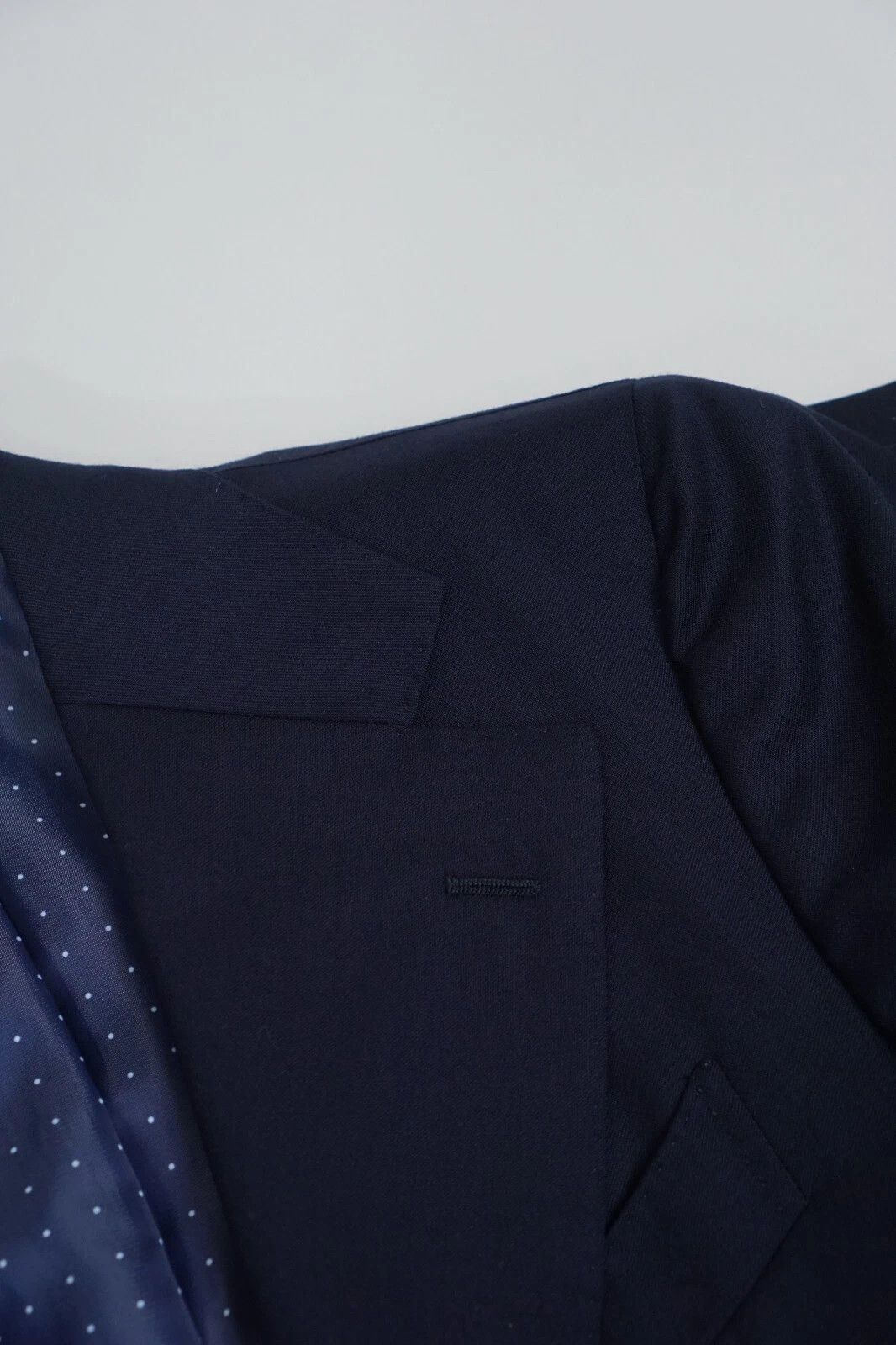 Suitsupply Men Suitsupply Blazer La Spalla Jort Wool Cashmere Navy US36 Size 36R - 4 Thumbnail