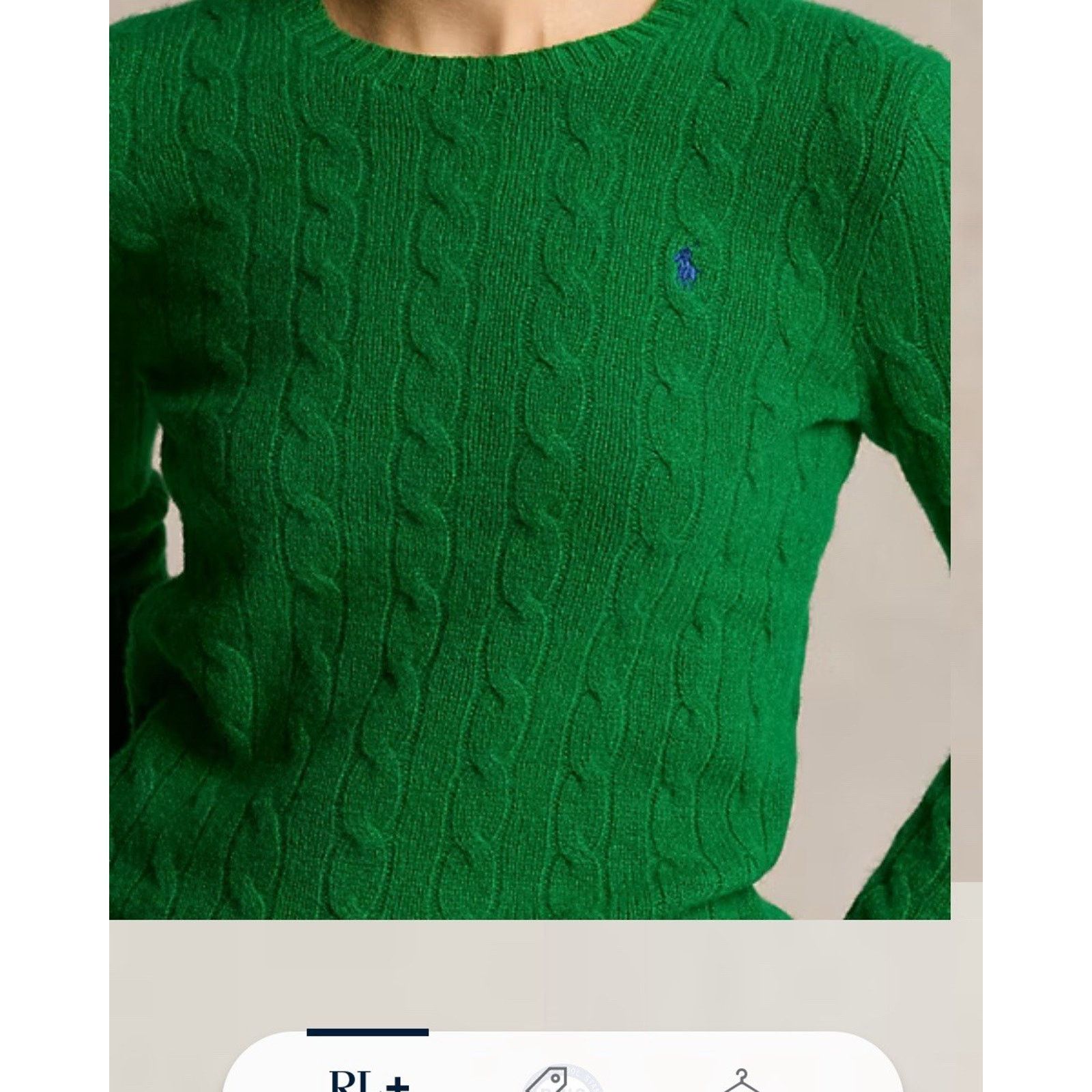 Polo Ralph Lauren NWT Ralph Lauren Polo Women Wool Cashmere Sweater S Green Size S / US 4 / IT 40 - 11 Thumbnail