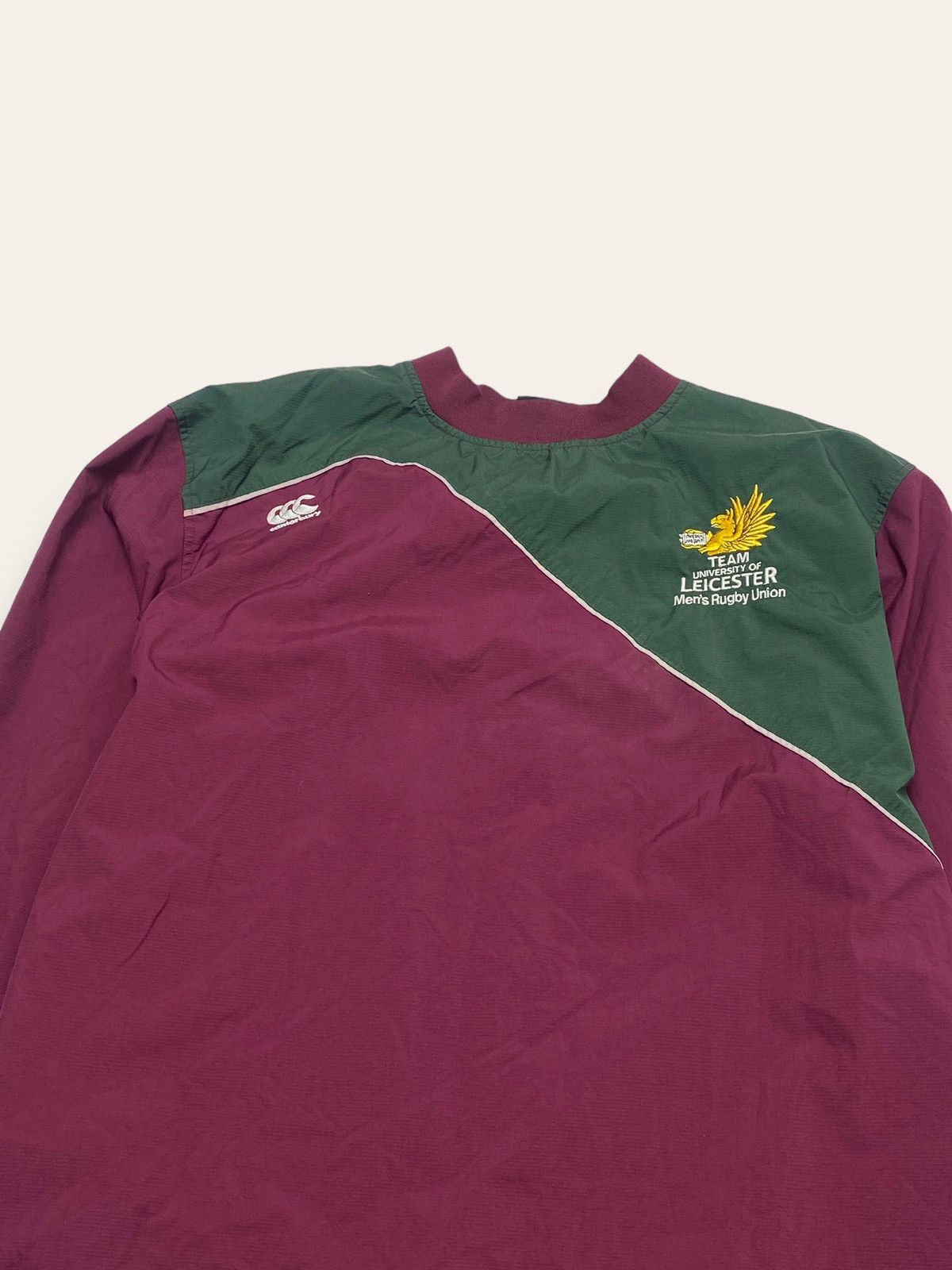 Canterbury of New Zealand Vintage LEICESTER CANTERBURY Nylon Crew Neck Jacket Size US XL / EU 56 / 4 - 2 Thumbnail
