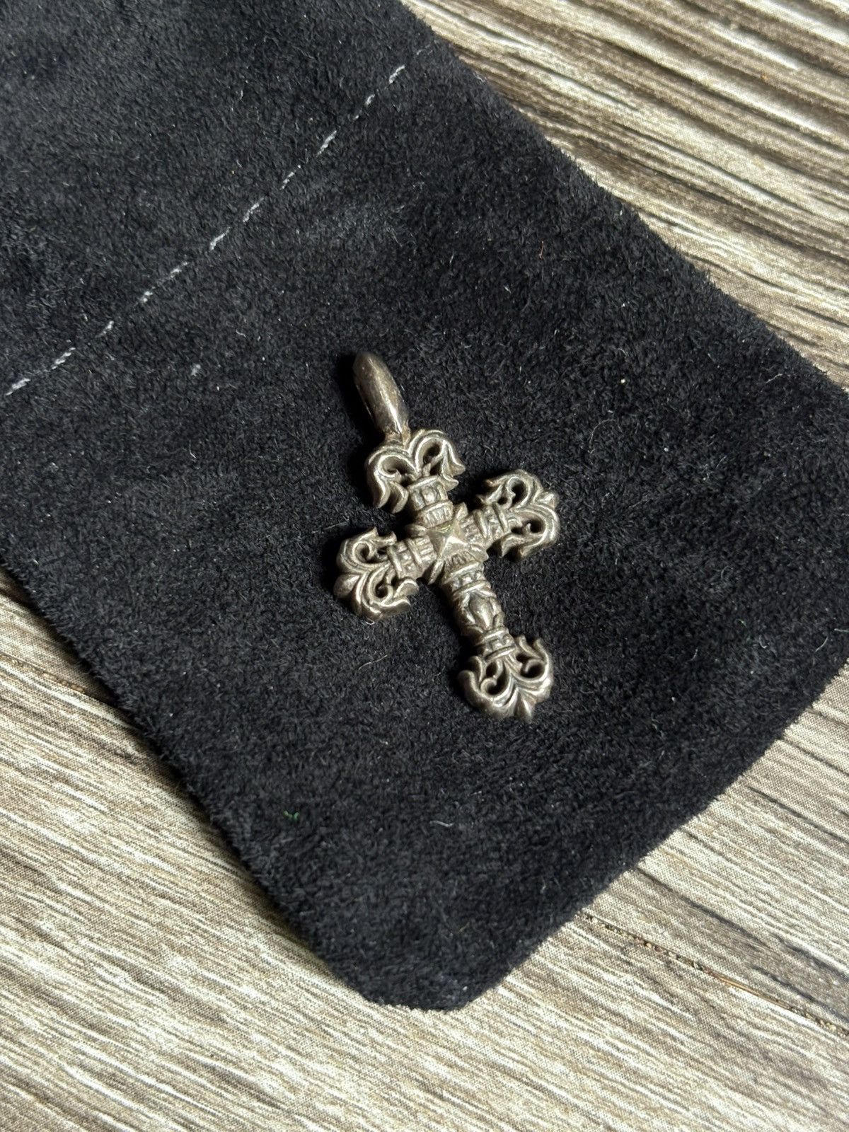 Chrome Hearts Plus Bracelet w/ Cross Charm +++
