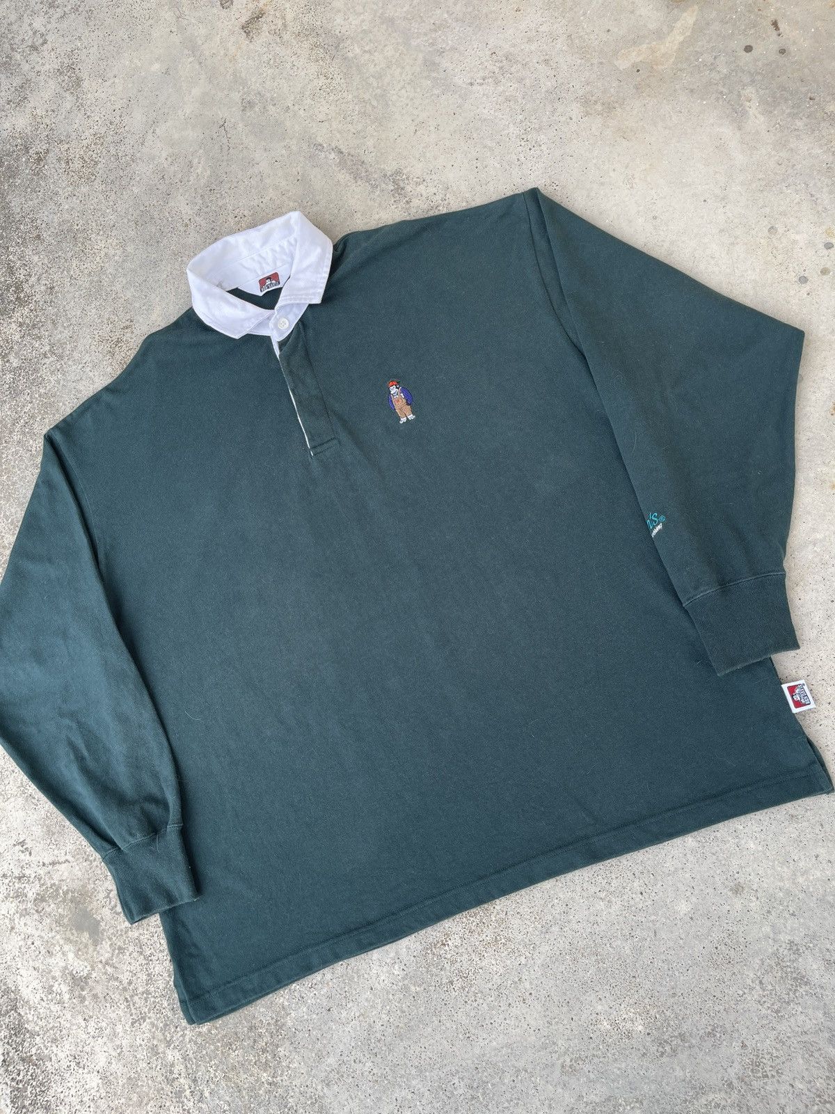 Ben Davis × Vintage Ben Davis Polo Rugby Long sleeve Size US XXL / EU 58 / 5 - 2 Thumbnail