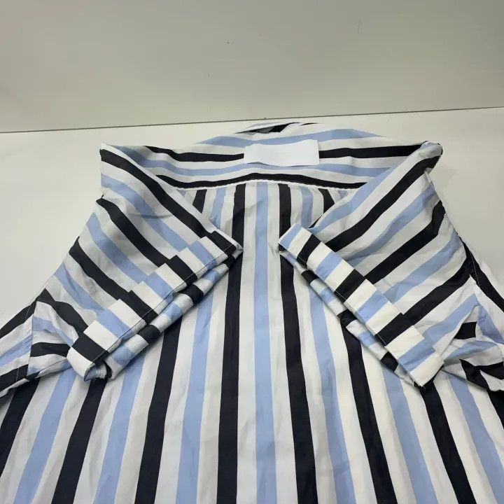 AMI AMIPARIS Striped Short Sleeve Shirt -2507 Size US M / EU 48-50 / 2 - 9 Thumbnail