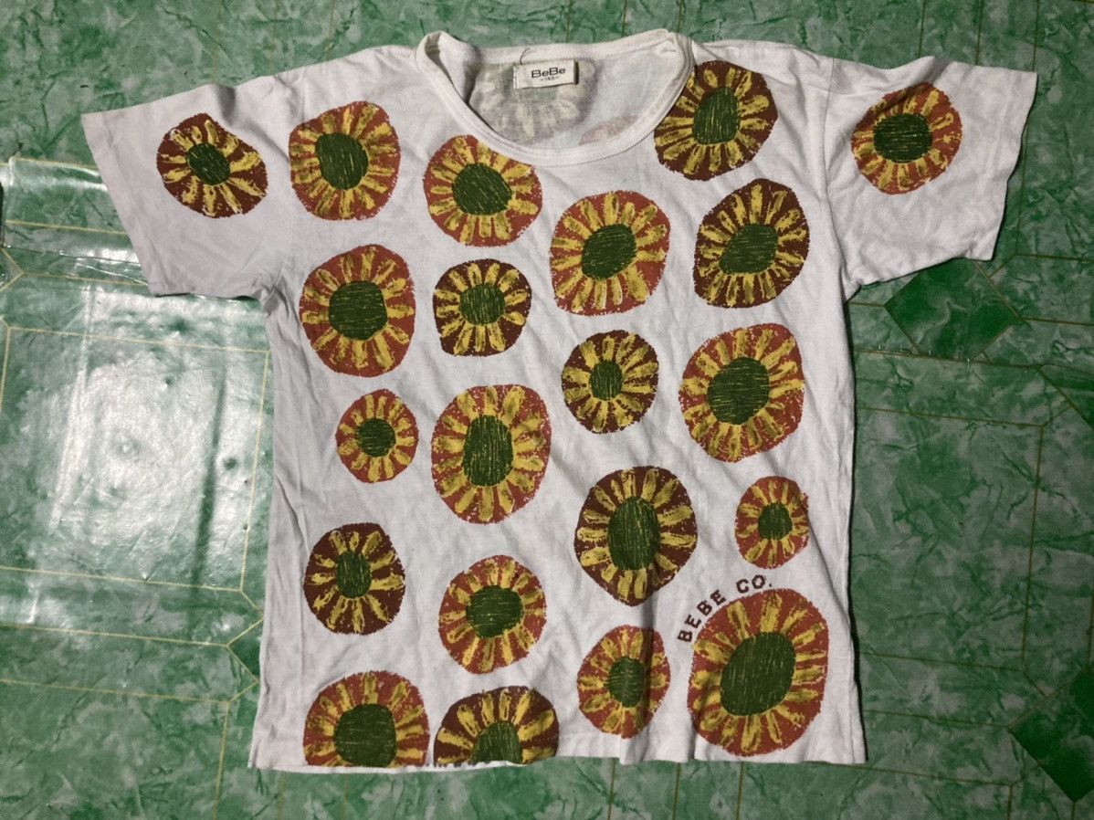Bebe × Japanese Brand Be be T-shirt Croptop Flawer Size S / US 4 / IT 40 - 1 Thumbnail