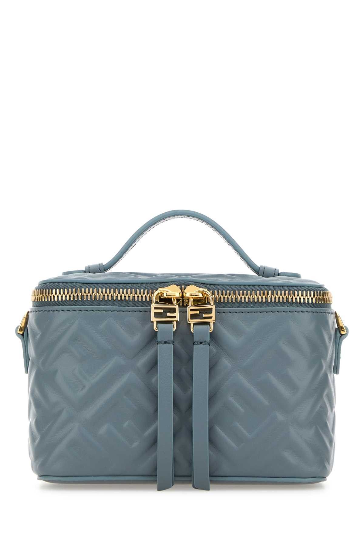 Fendi Cerulean Blue Leather Backpack Size ONE SIZE - 1 Thumbnail
